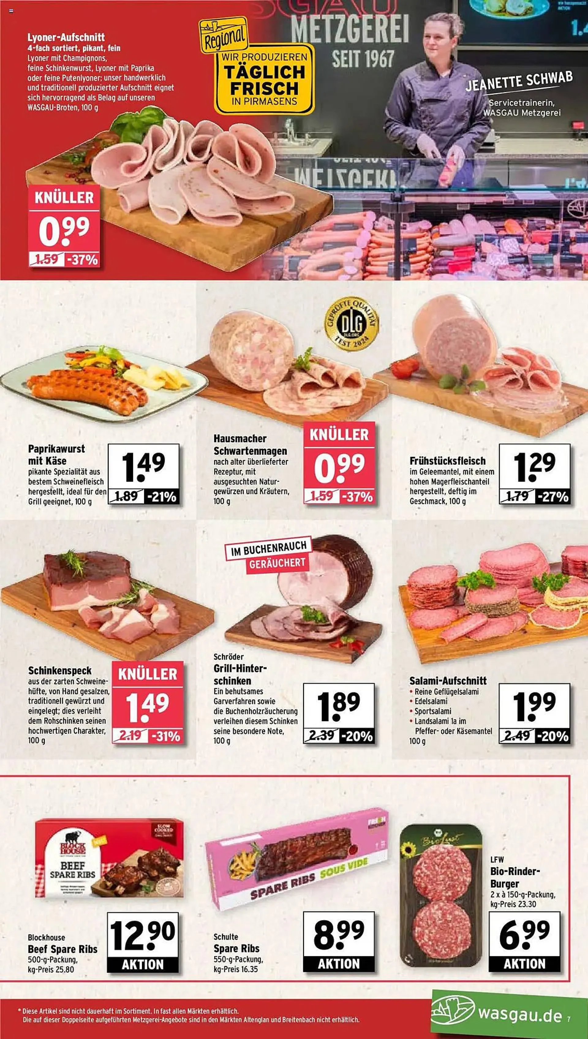 Wasgau Prospekt von 26. Mai bis 31. Mai 2025 - Prospekt seite 7