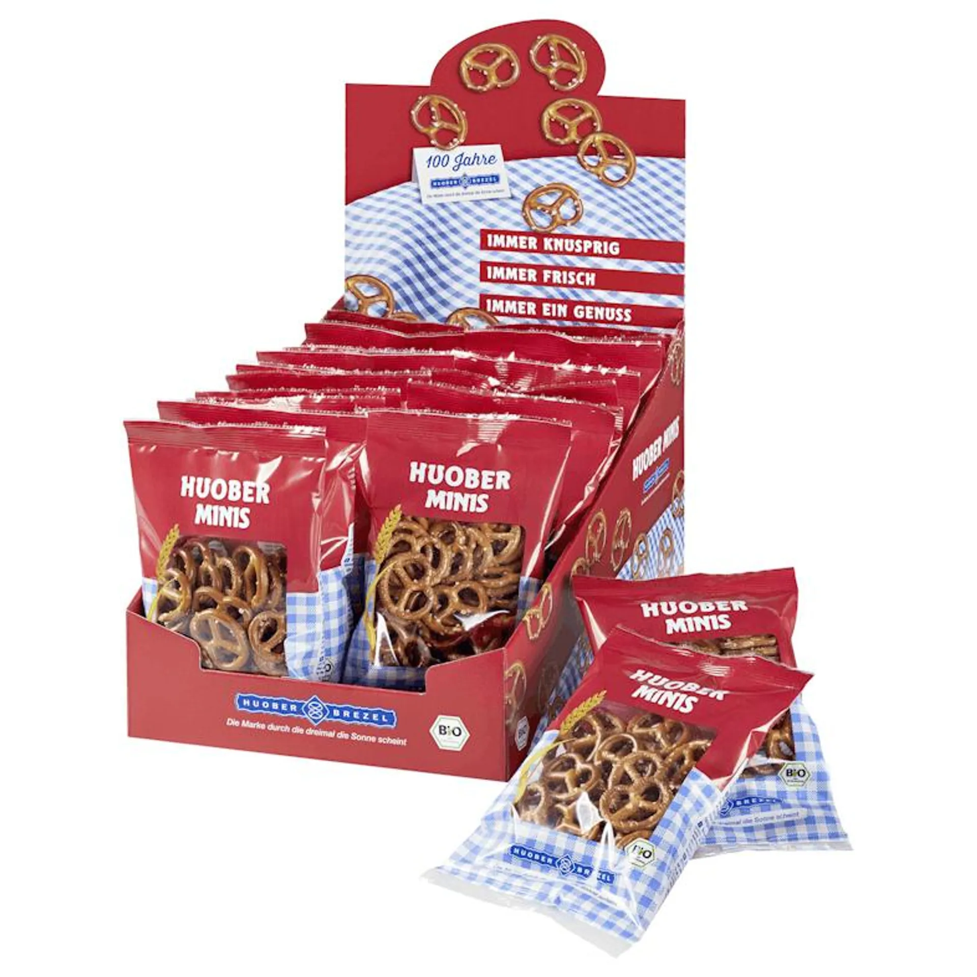 Huober Mini Brezel Bio 20 x 40 g (800 g)