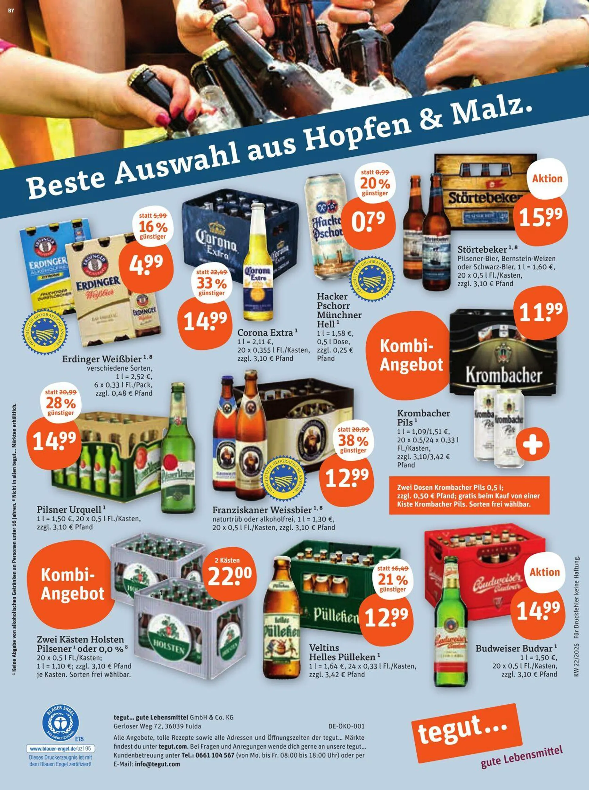 Tegut Aktueller Prospekt von 19. Mai bis 25. Mai 2025 - Prospekt seite 28