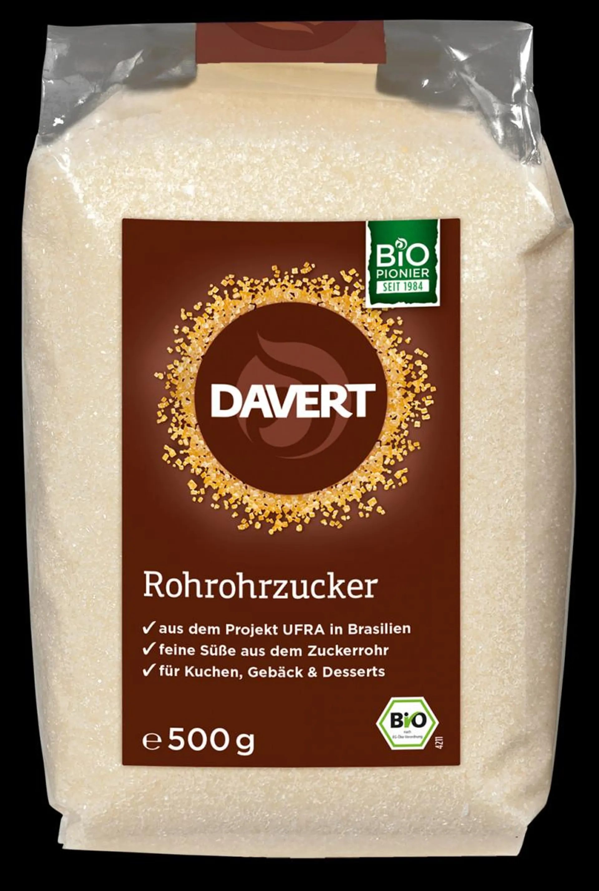 Davert Rohrohrzucker 500g