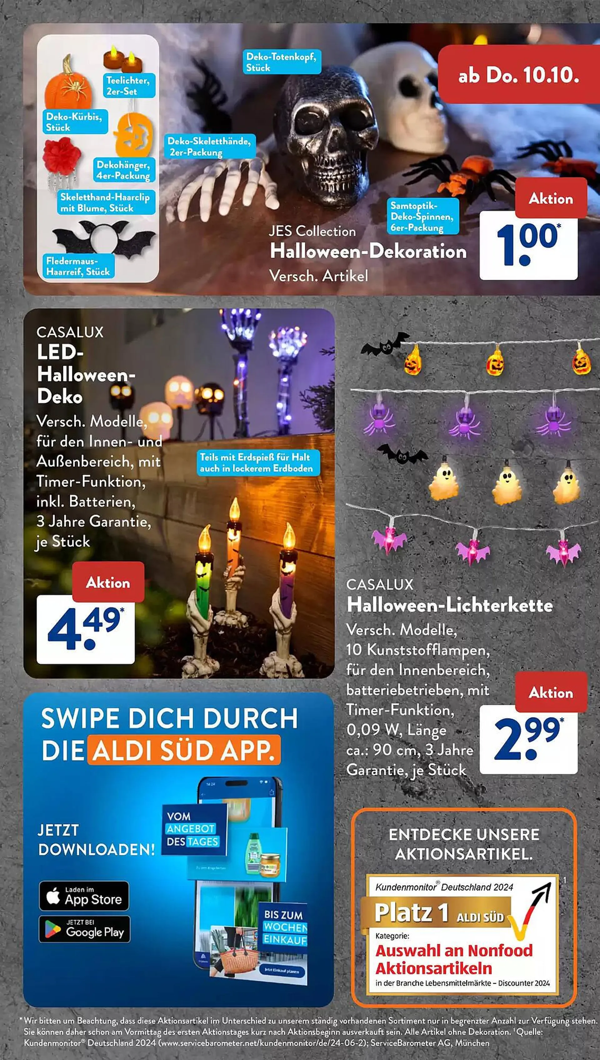 Aldi Süd Prospekt von 16. Oktober bis 31. Oktober 2024 - Prospekt seite 17