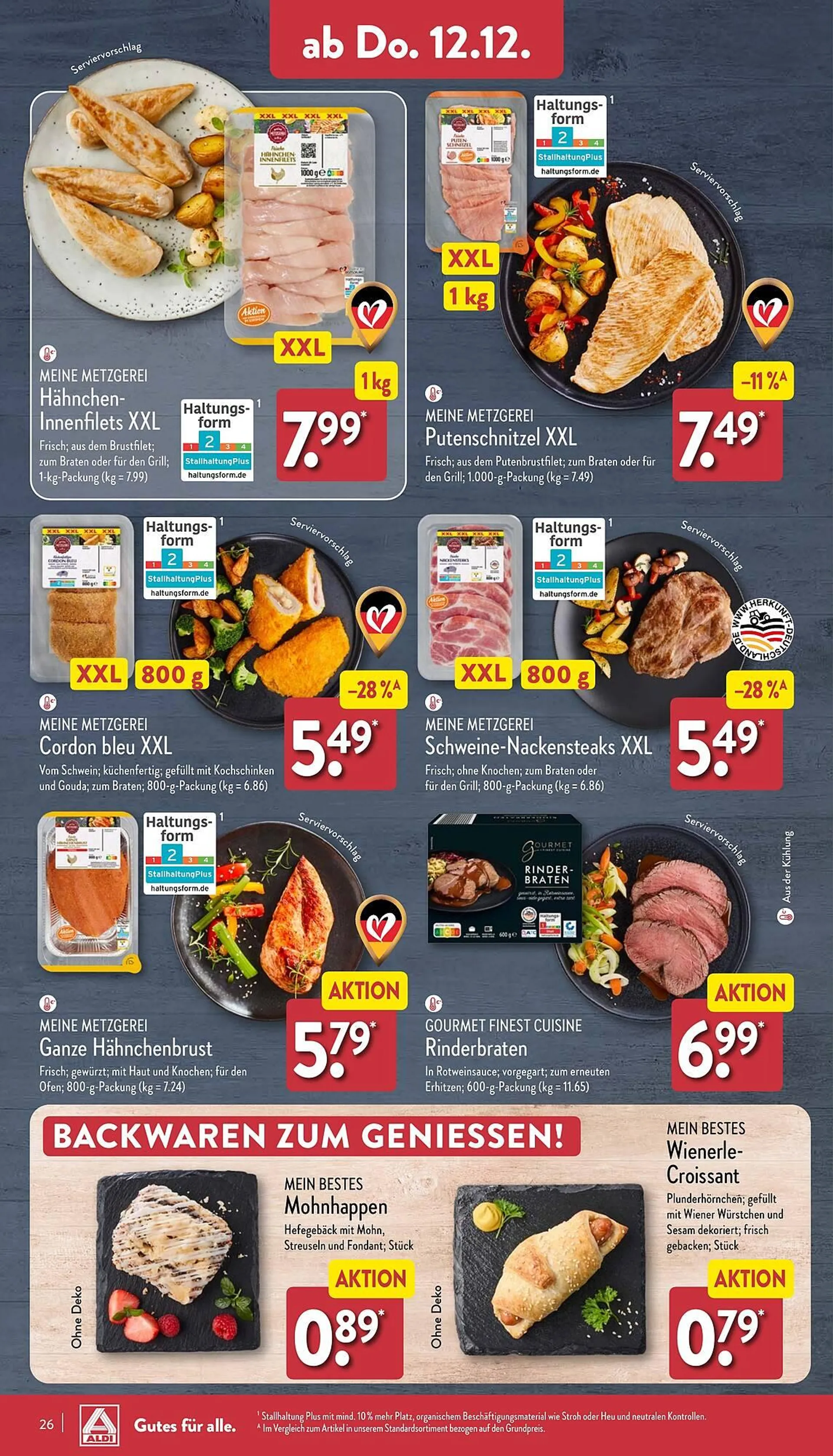 Aldi Nord Prospekt von 9. Dezember bis 14. Dezember 2024 - Prospekt seite 26