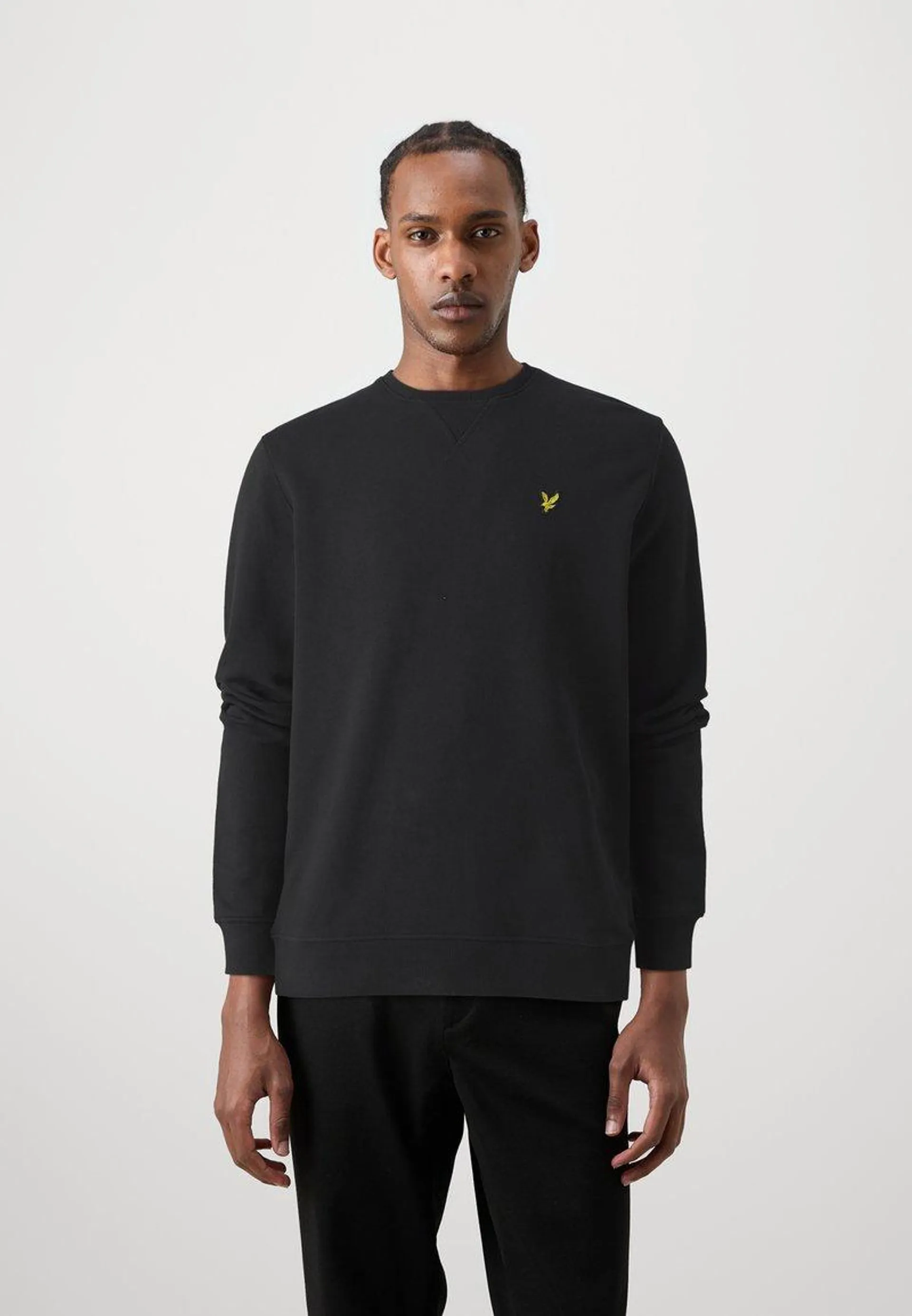 CREW NECK - Sweatshirt - jet black