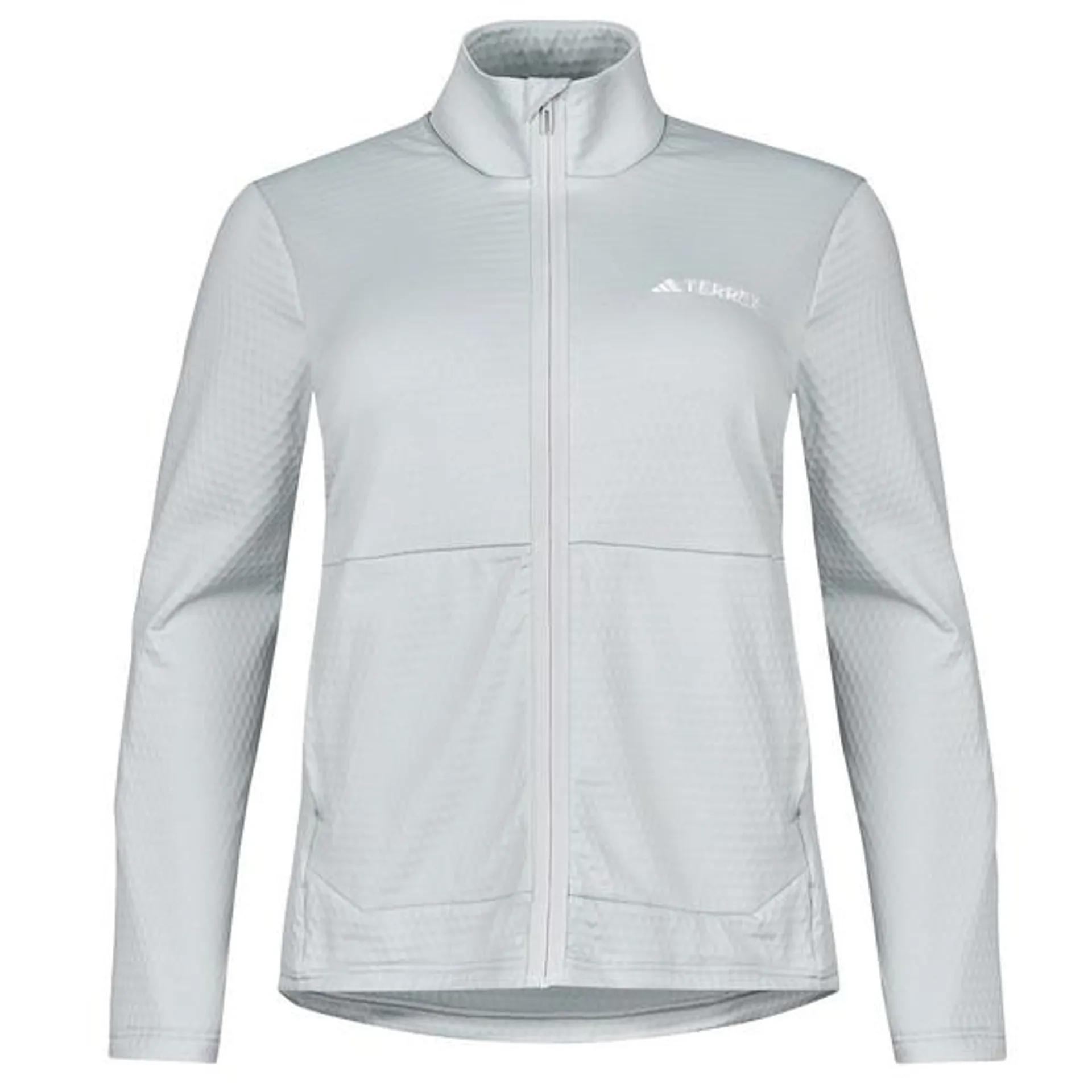 Adidas TERREX MULTI LIGHT FLEECE FULL ZIP JACKET PLUS SIZE Damen Fleecejacke WONDER SILVER