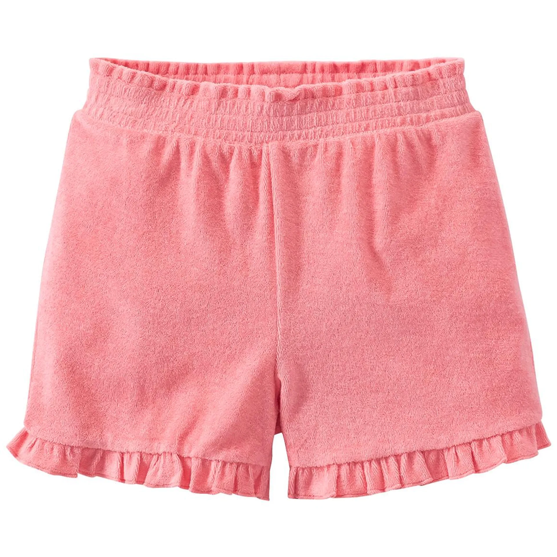 Mädchen Frottee-Shorts mit Rüschen