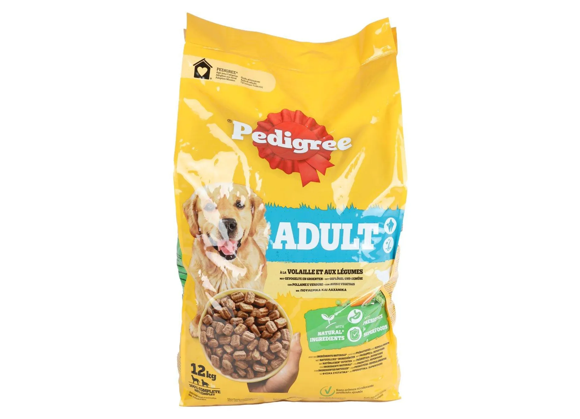 Pedigree Adult mit Geflügel und Gemüse 12kg Trockenfutter