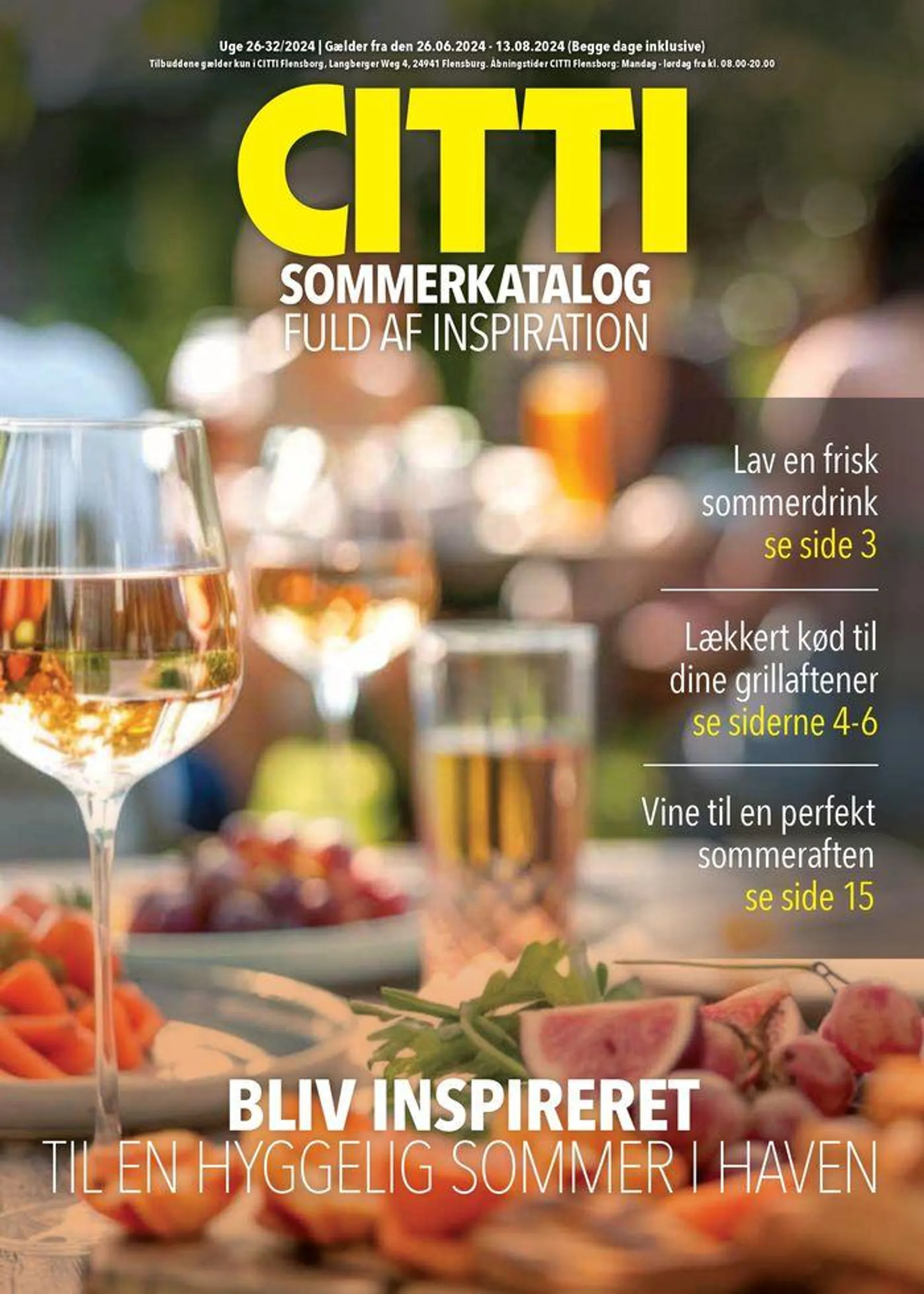 Dänemark Sommerkatalog von 26. Juni bis 13. August 2024 - Prospekt seite 1