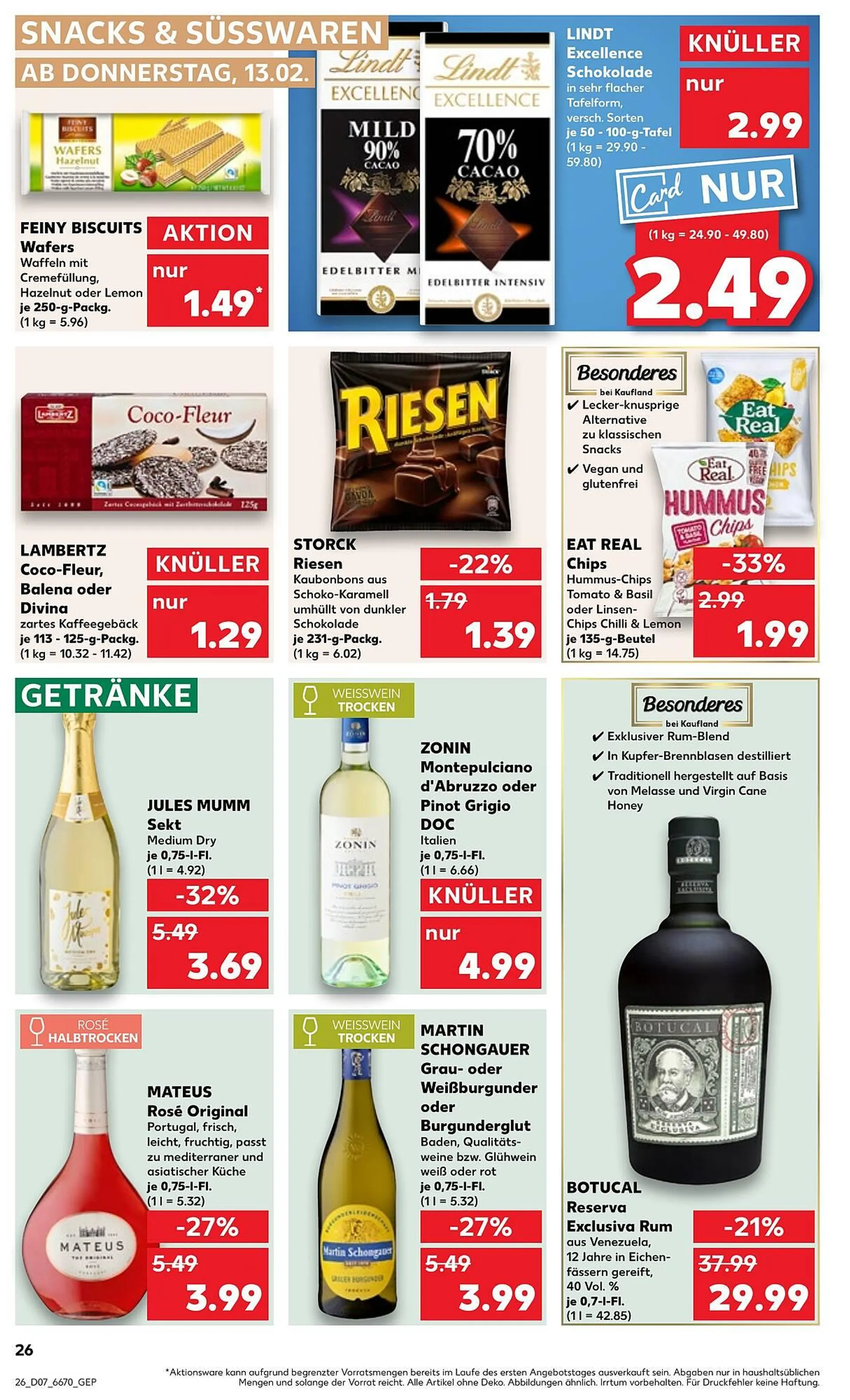Kaufland Prospekt von 13. Februar bis 19. Februar 2025 - Prospekt seite 26