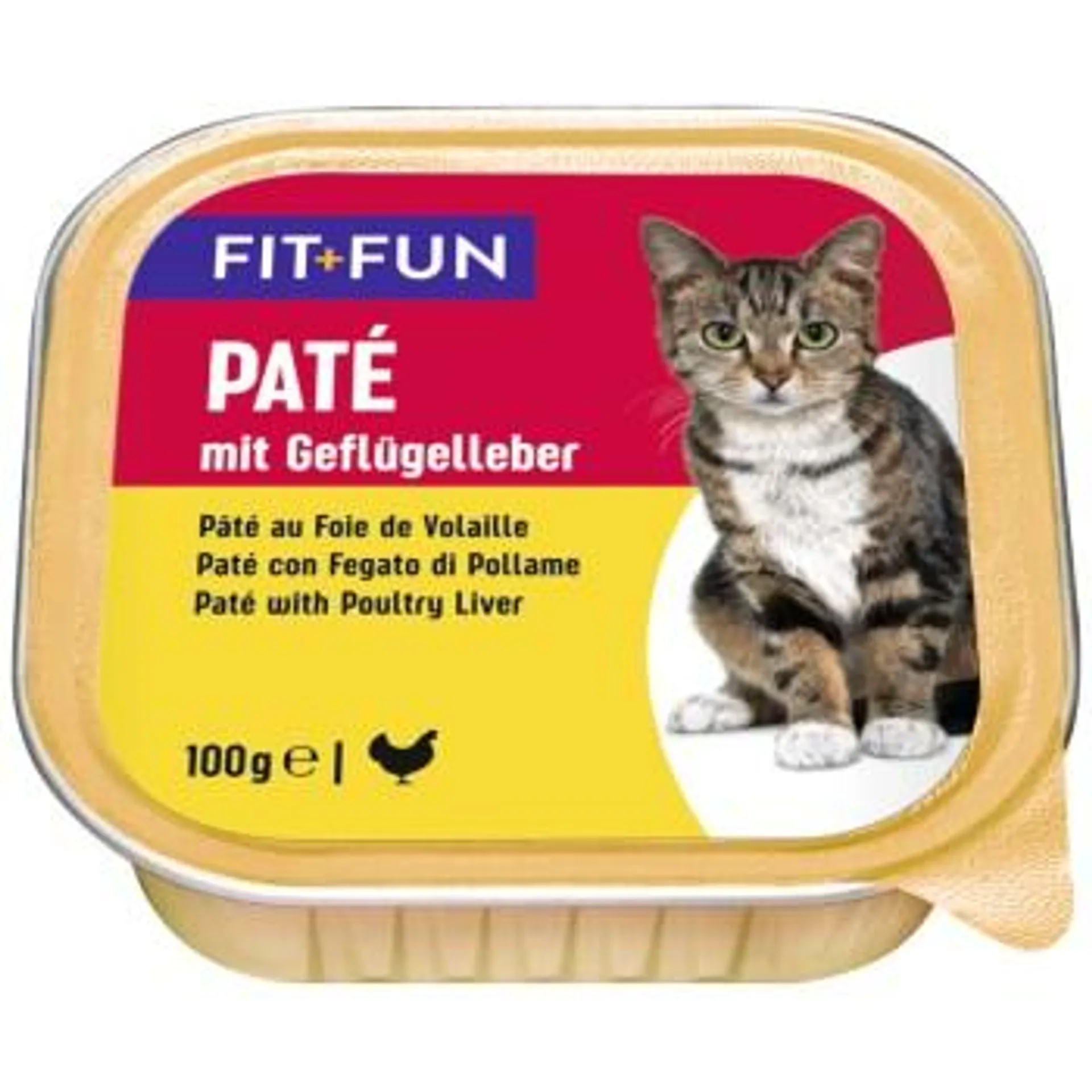 FIT+FUN Adult Paté Geflügelleber 16x100 g