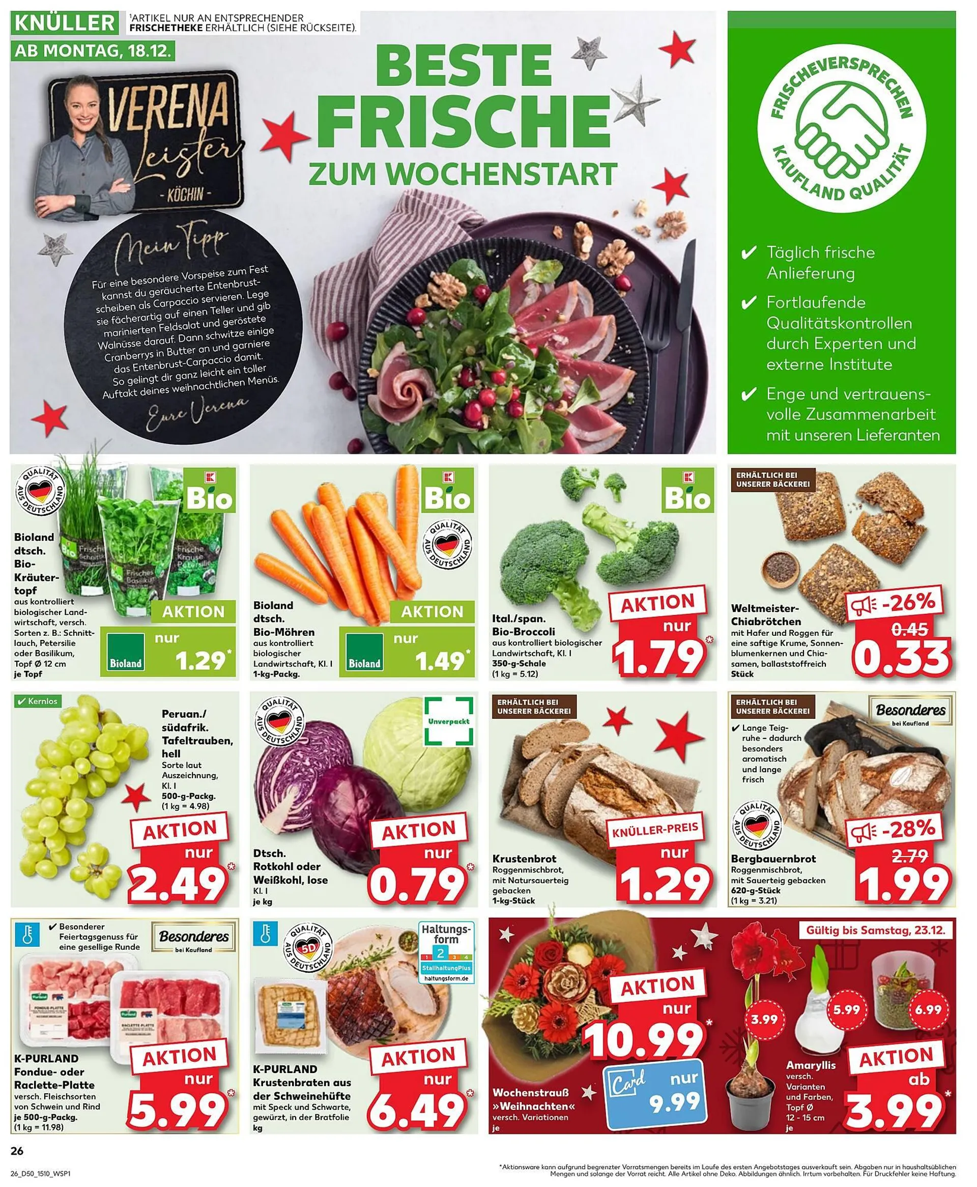 Kaufland Prospekt von 14. Dezember bis 20. Dezember 2023 - Prospekt seite 26