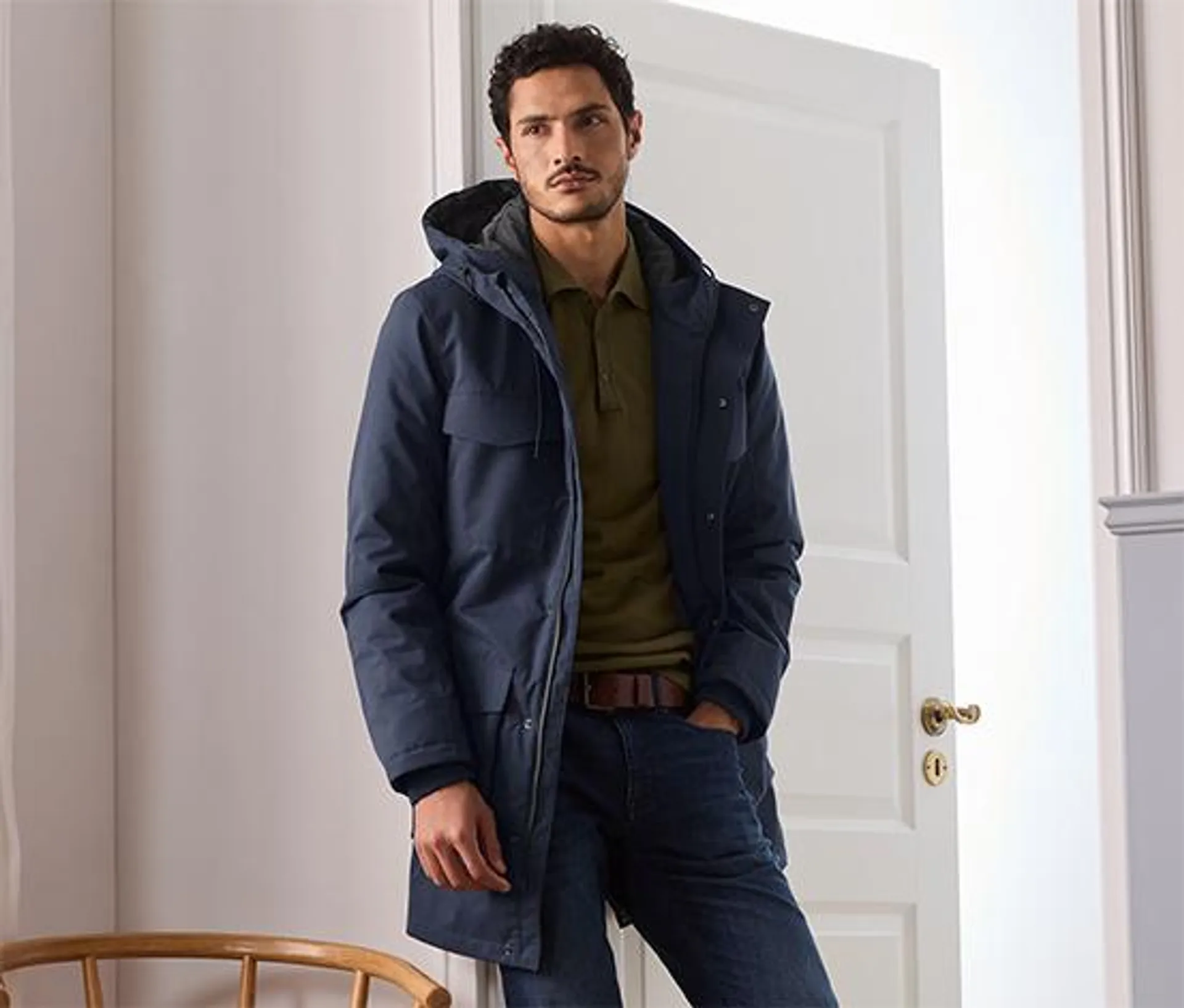 Parka, blau