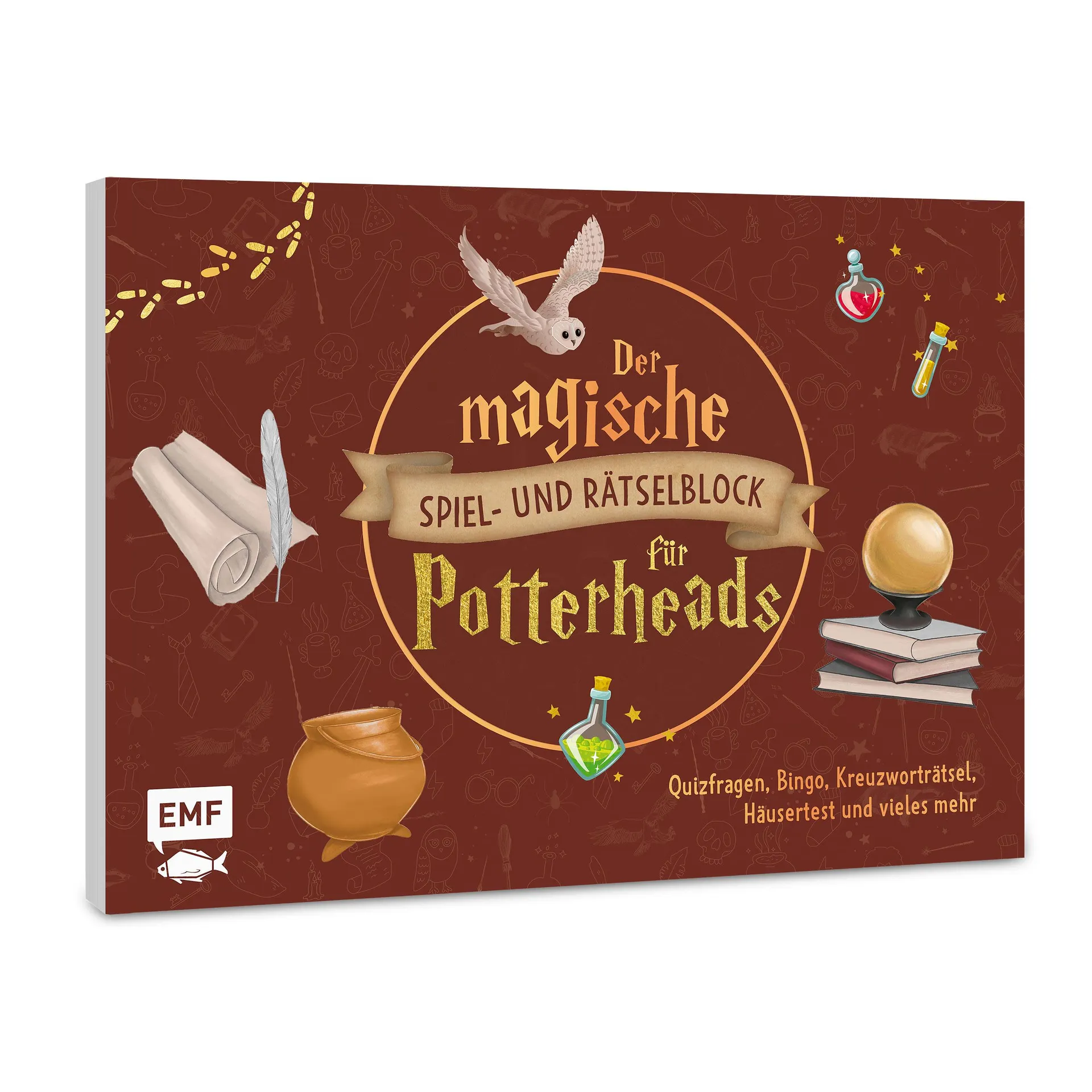 Der magische Spiel- und Rätselblock für Potterheads