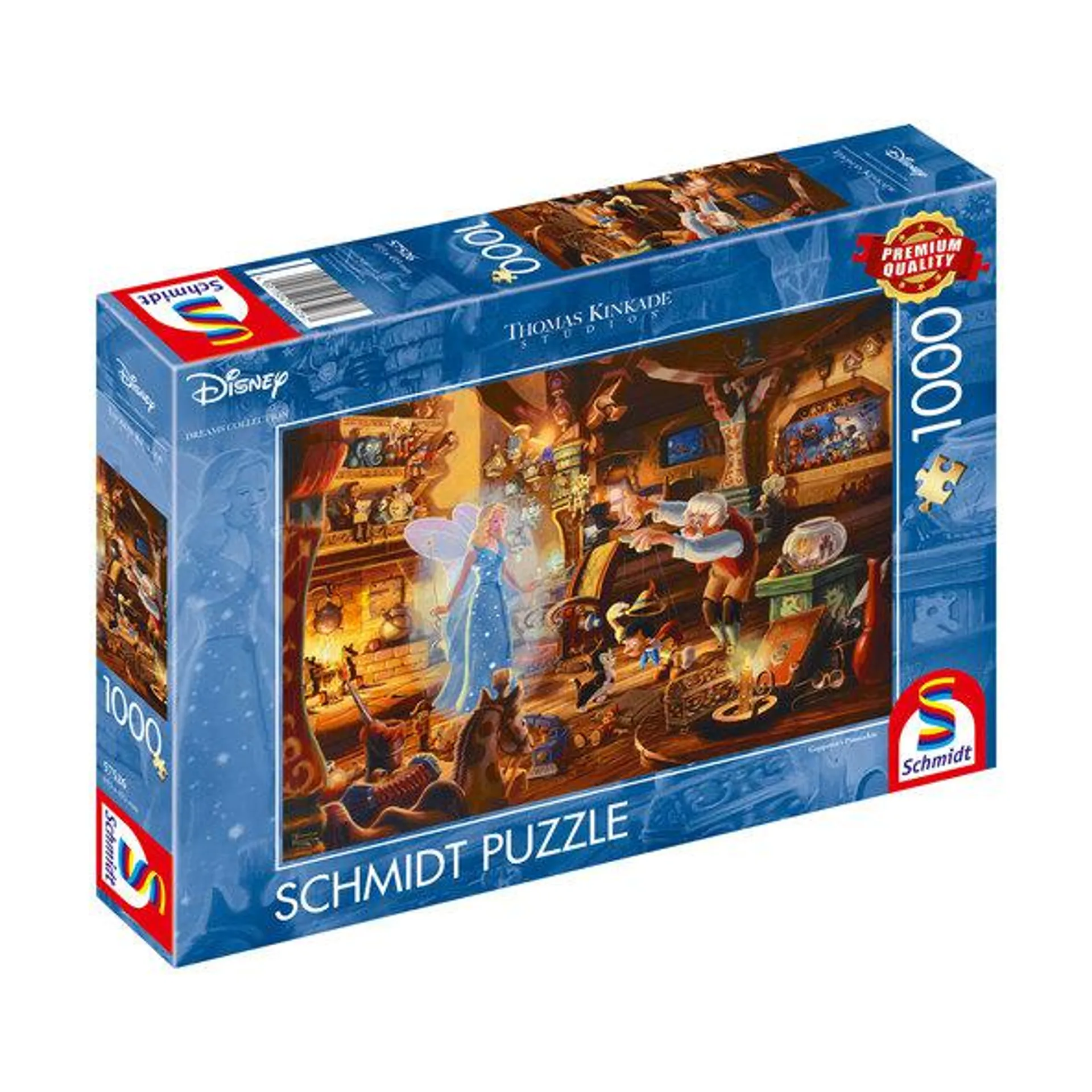 Puzzle Disney Geppettos Pinocchio, 1.000 Teile