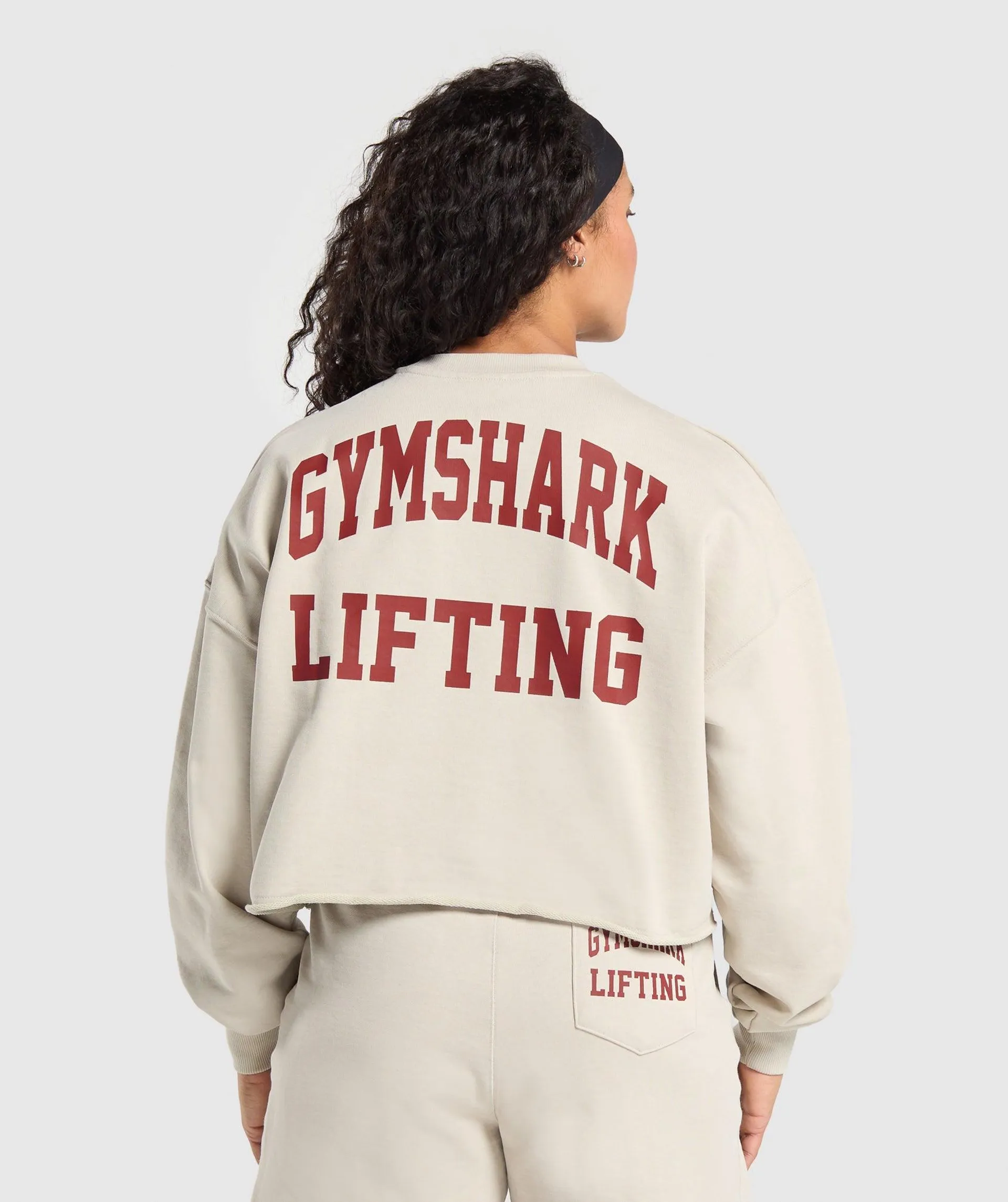 Lifting Graphic Midi Sweatshirt