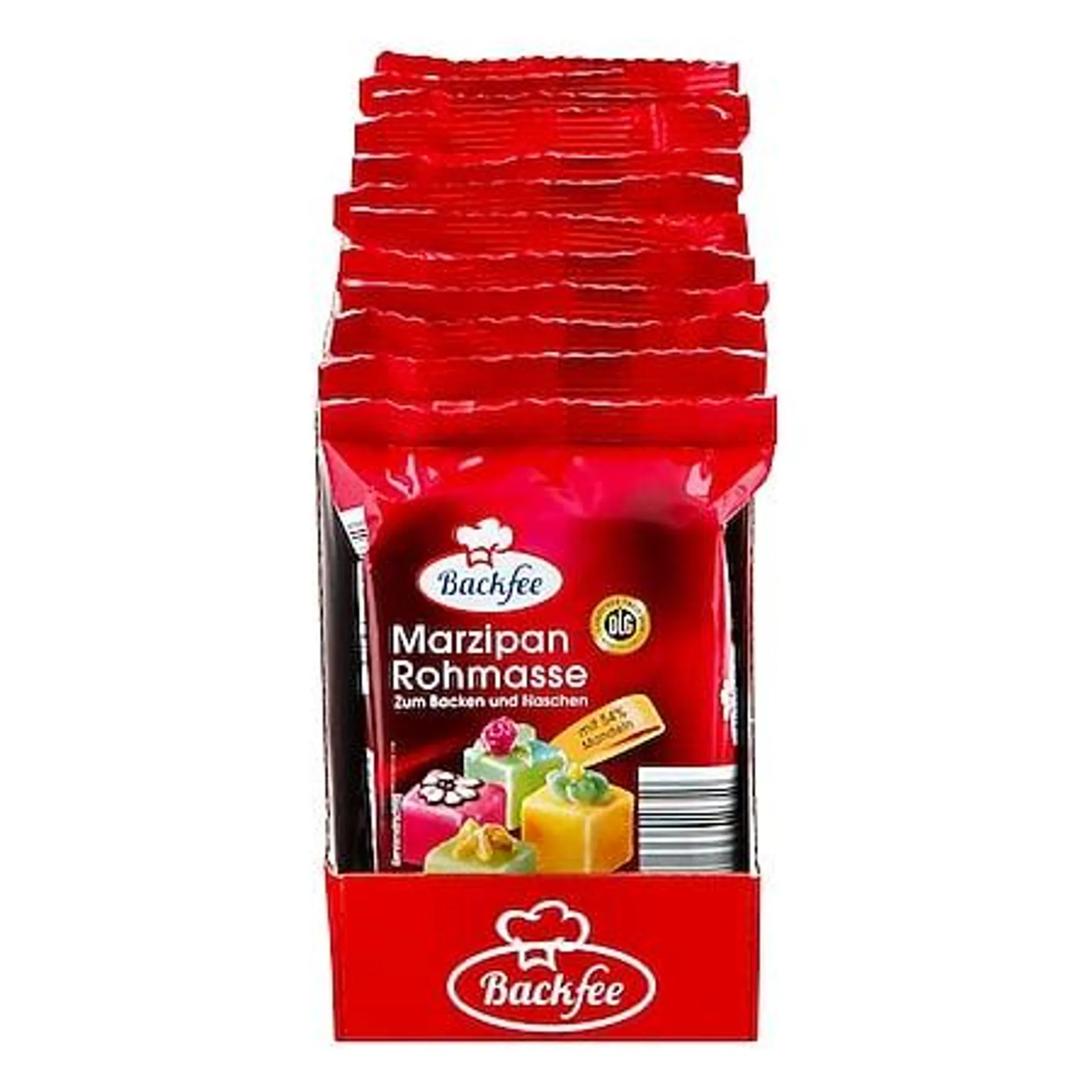 Backfee Marzipan-Rohmasse 200 g, 12er Pack