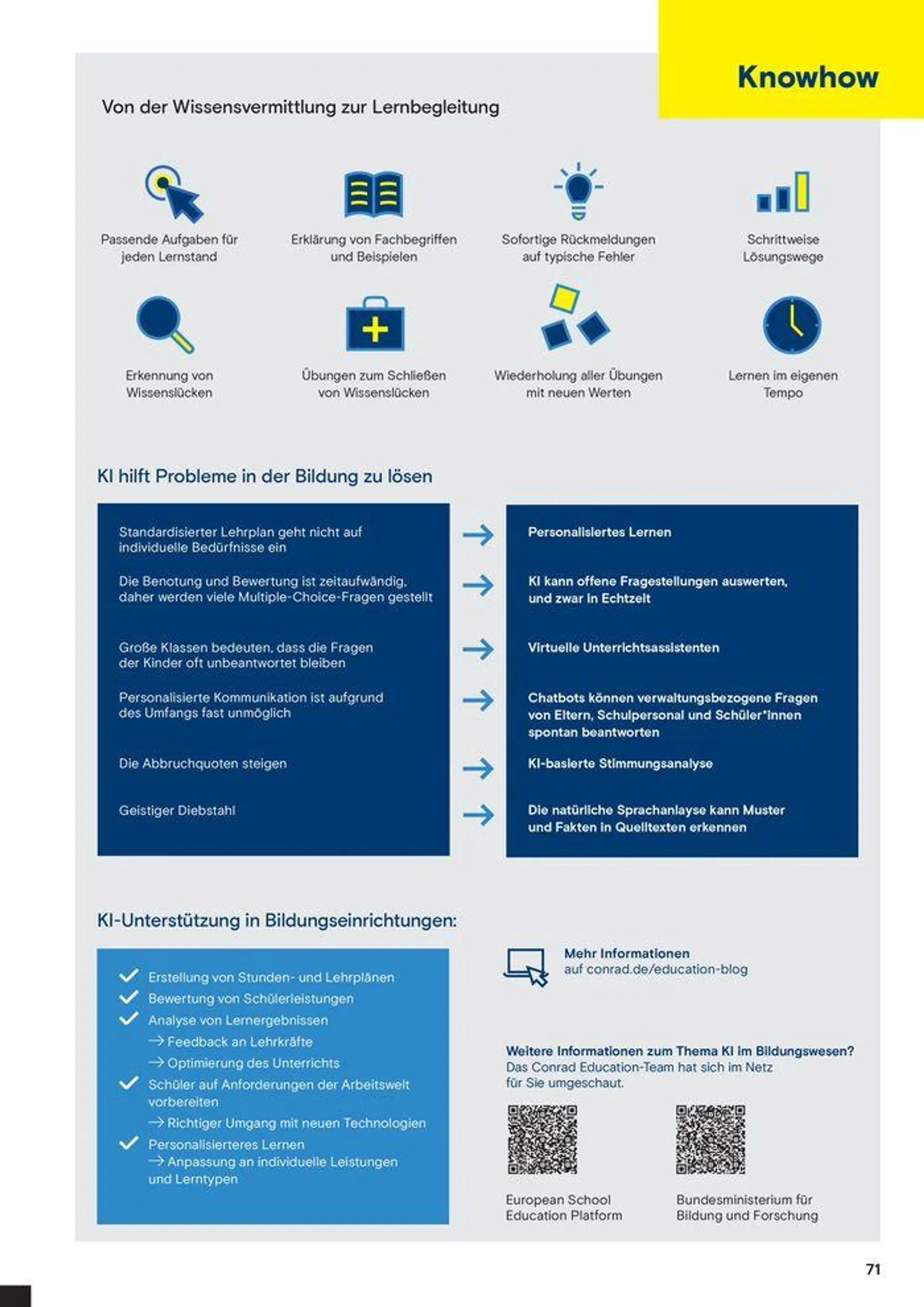 Zukunft Bildung von 21. Juni bis 11. August 2024 - Prospekt seite 73