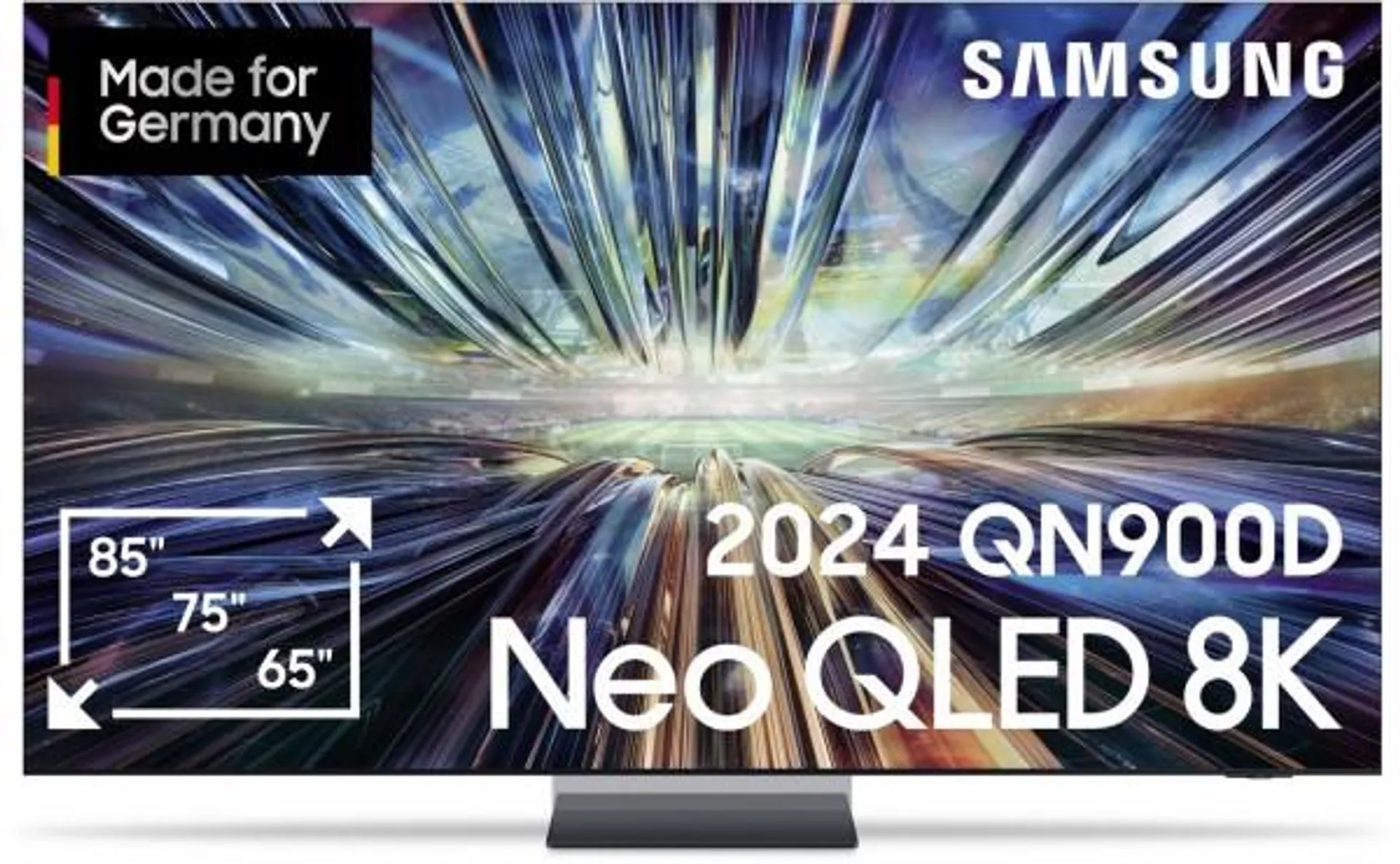 Samsung GQ65QN900DT 163 cm (65") Neo QLED AI TV mit Neural Quantum 8K AI Gen3 Prozessor graphitschwarz / G