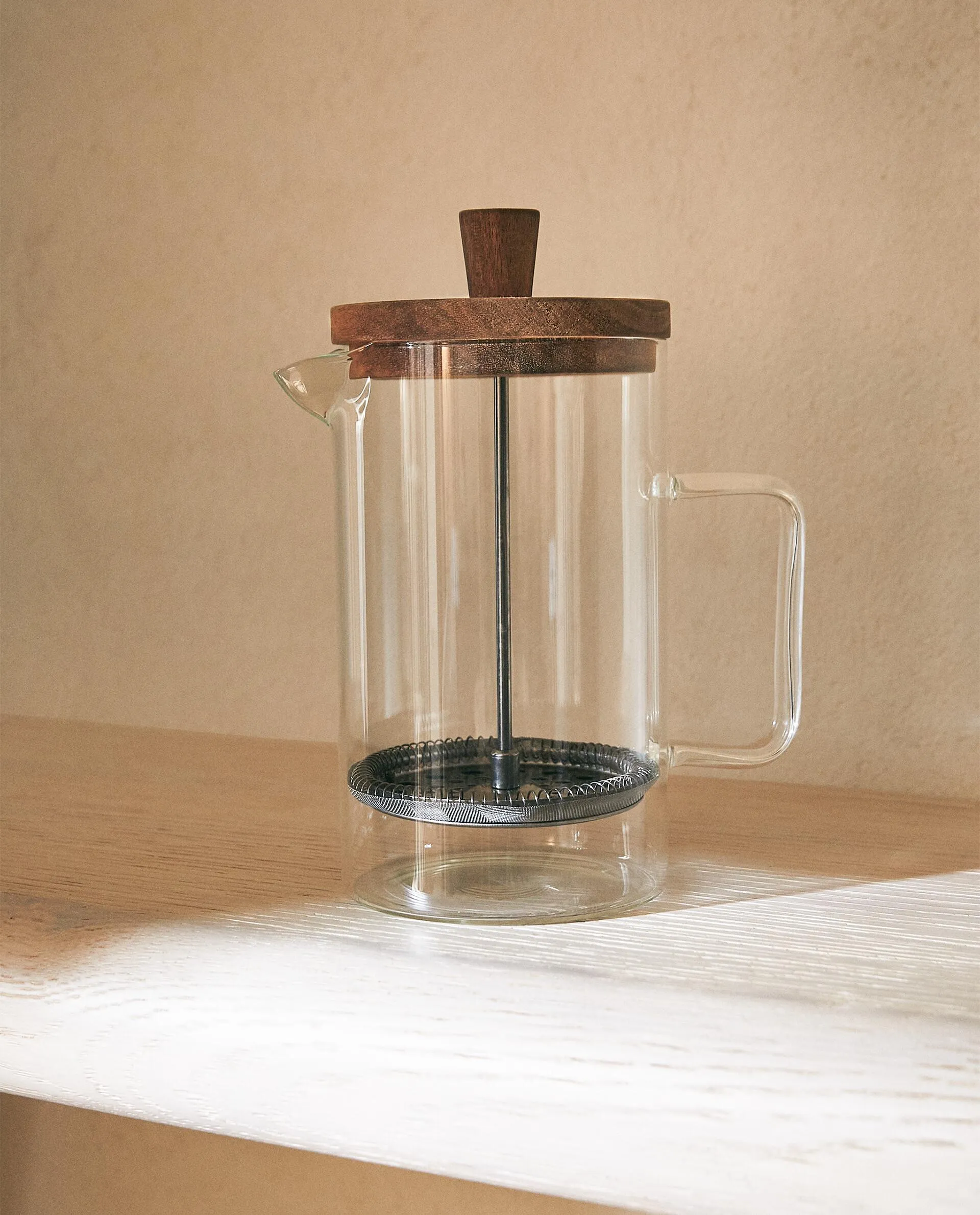 CAFFETTIERA A PRESSIONE IN BOROSILICATO