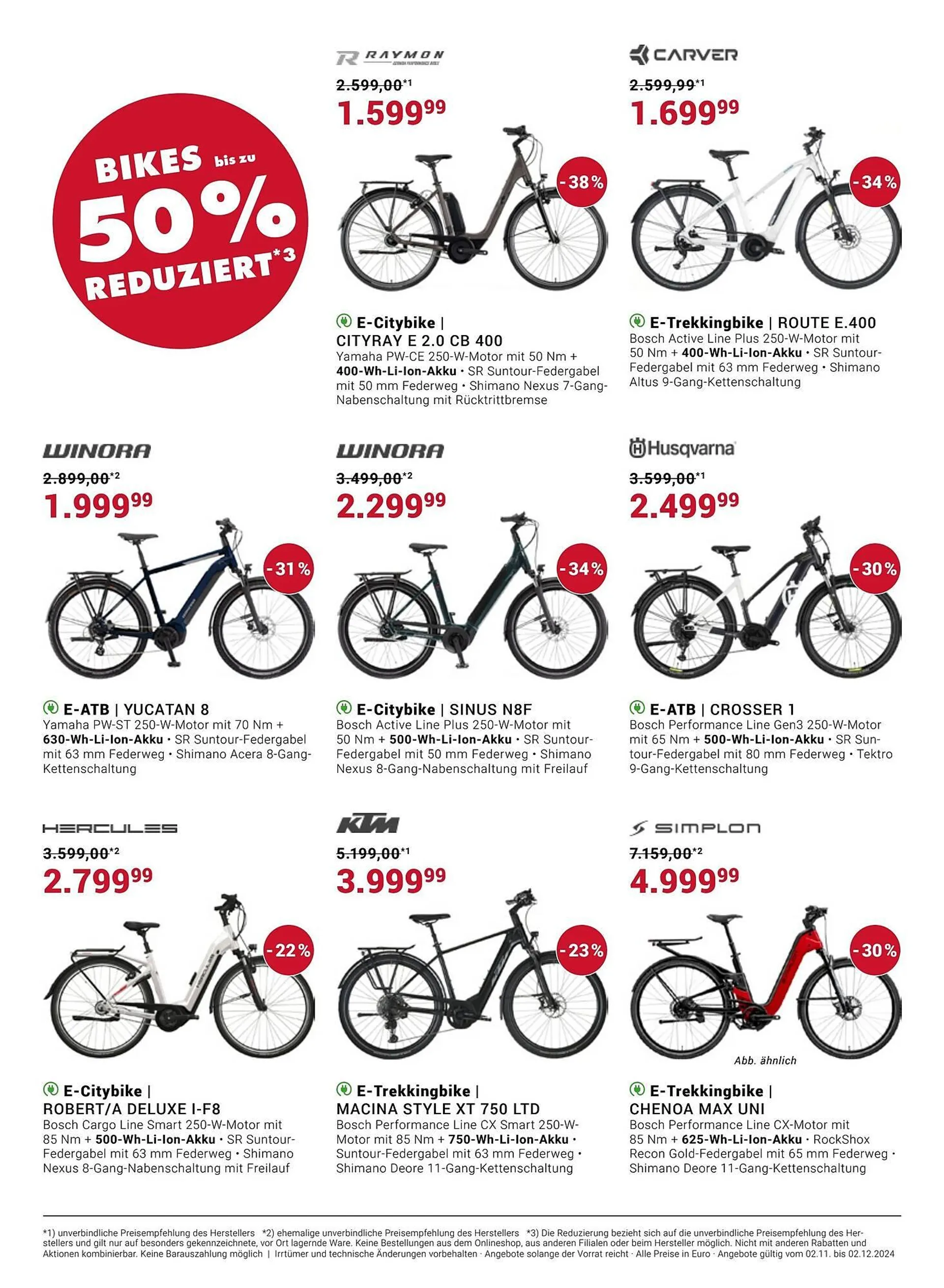 Fahrrad XXL Prospekt von 22. November bis 3. Dezember 2024 - Prospekt seite 2