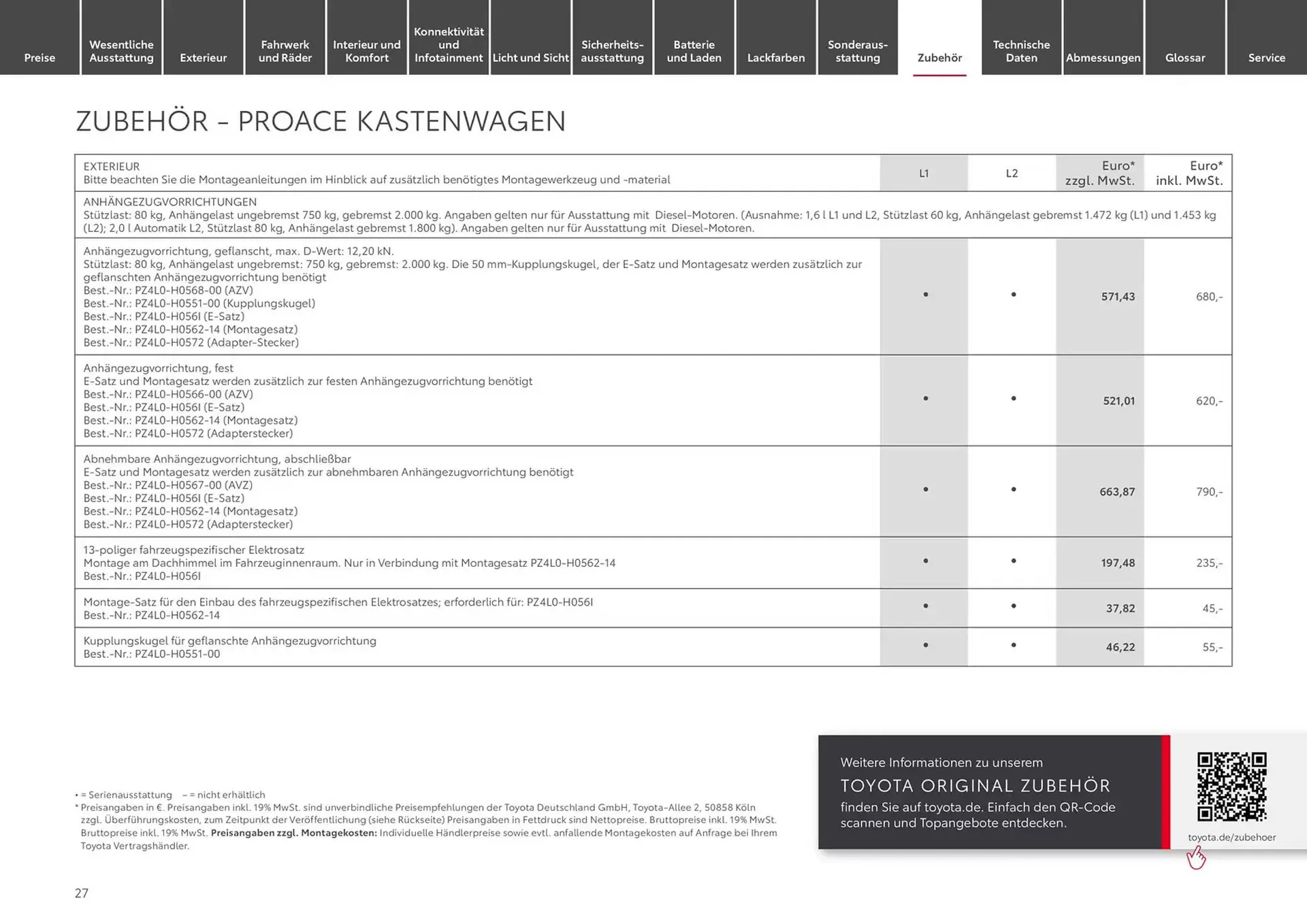 Toyota Prospekt von 13. November bis 13. November 2025 - Prospekt seite 27