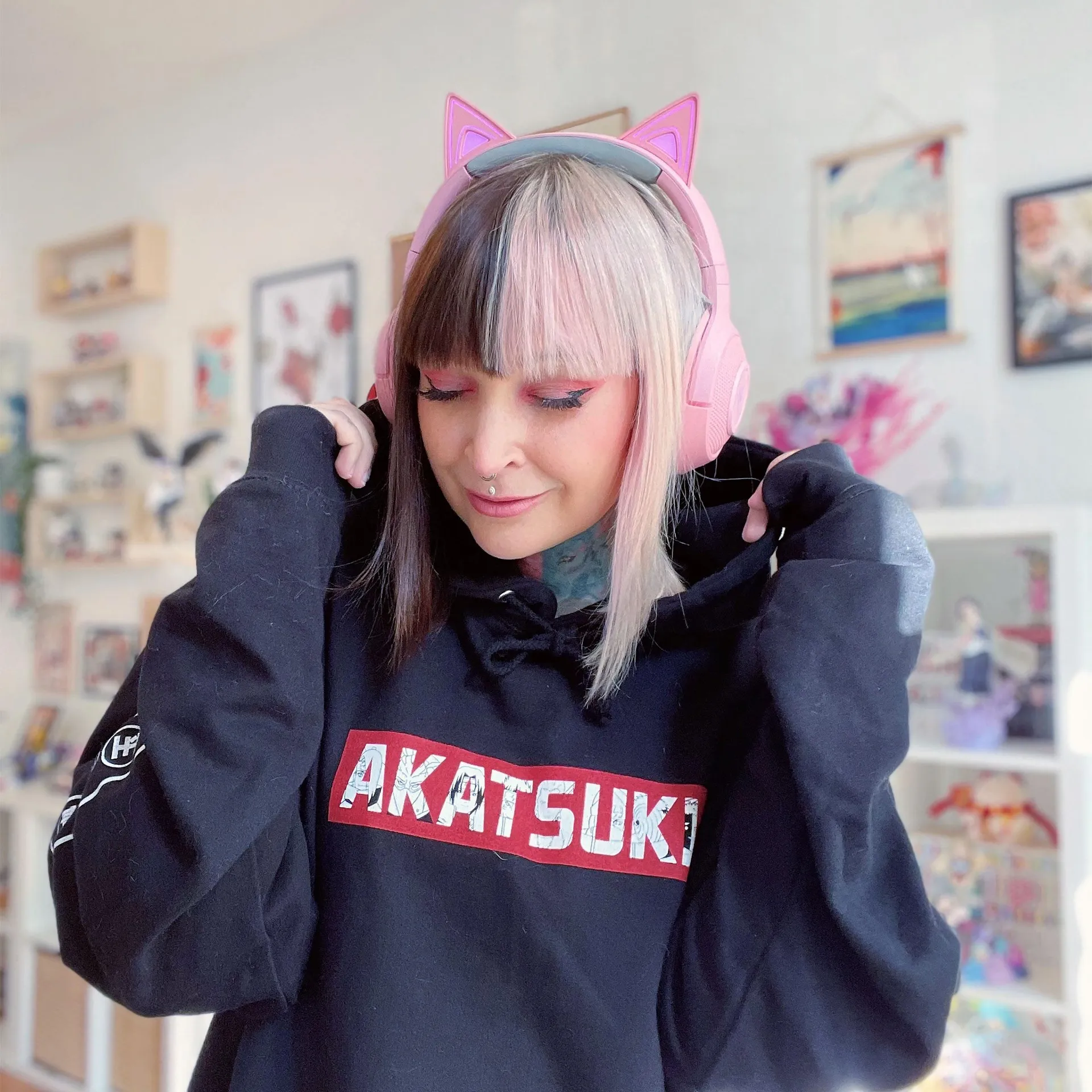 Naruto Shippuden - Akatsuki Hoodie schwarz