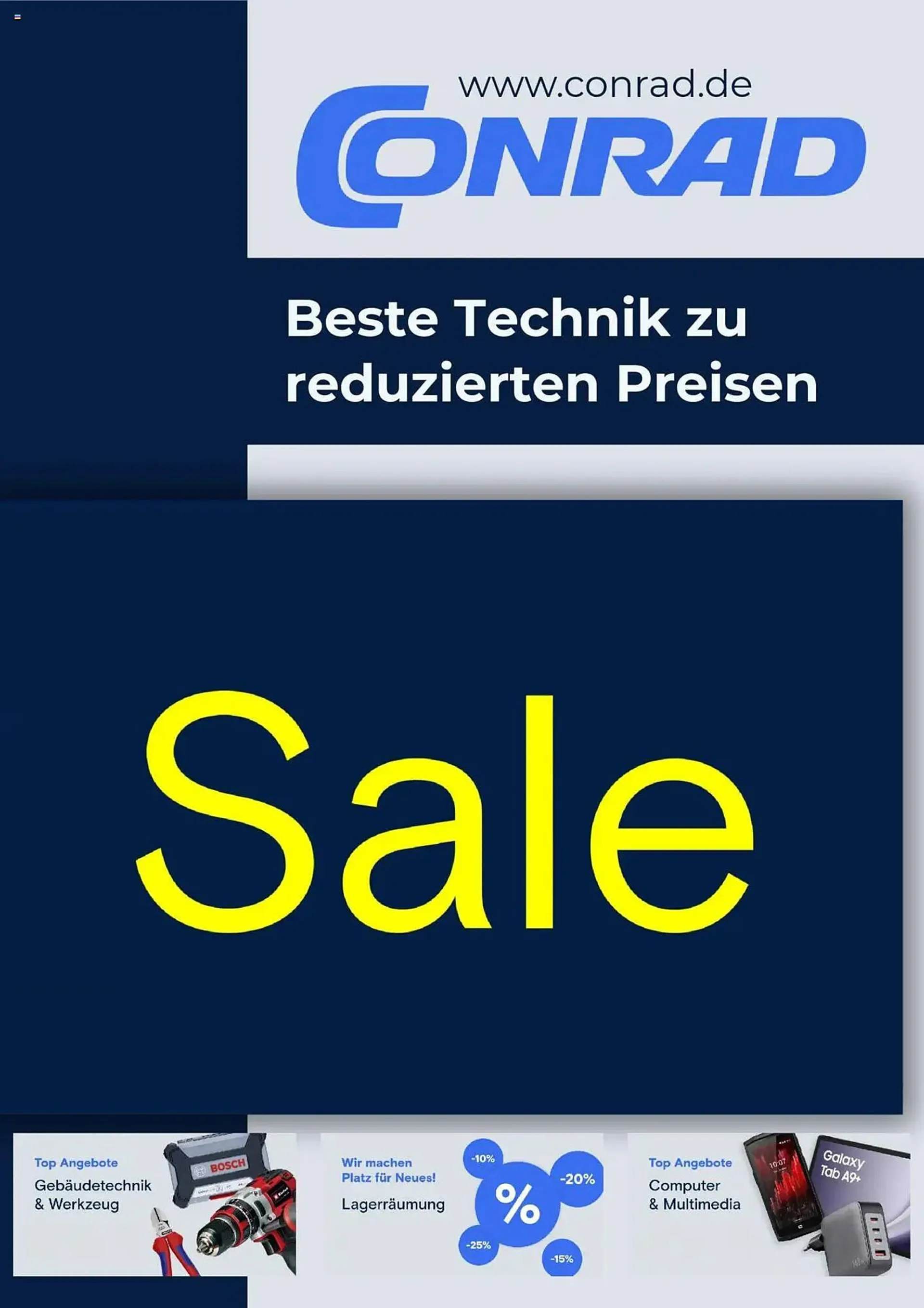 Conrad Prospekt von 5. August bis 4. September 2025 - Prospekt seite 1