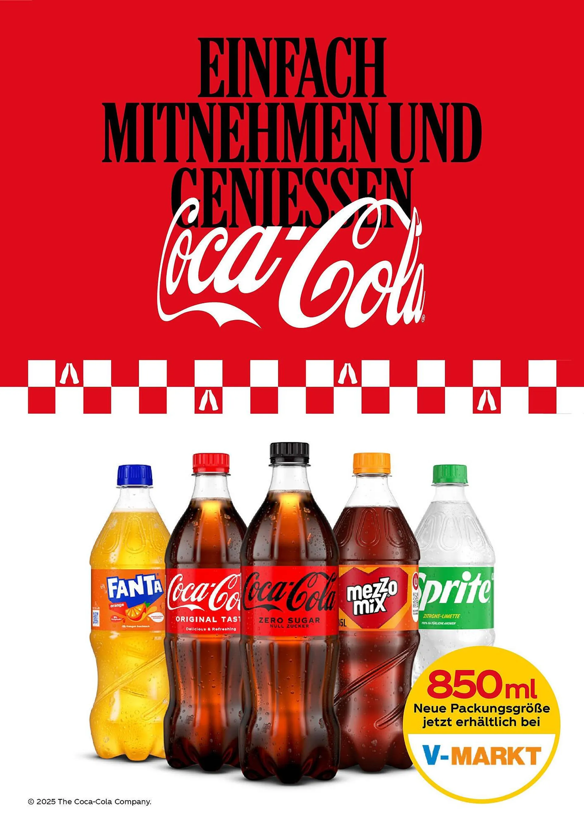Coca Cola: Einfach mitnehmen und genießen von 24. August bis 31. August 2025 - Prospekt seite 1