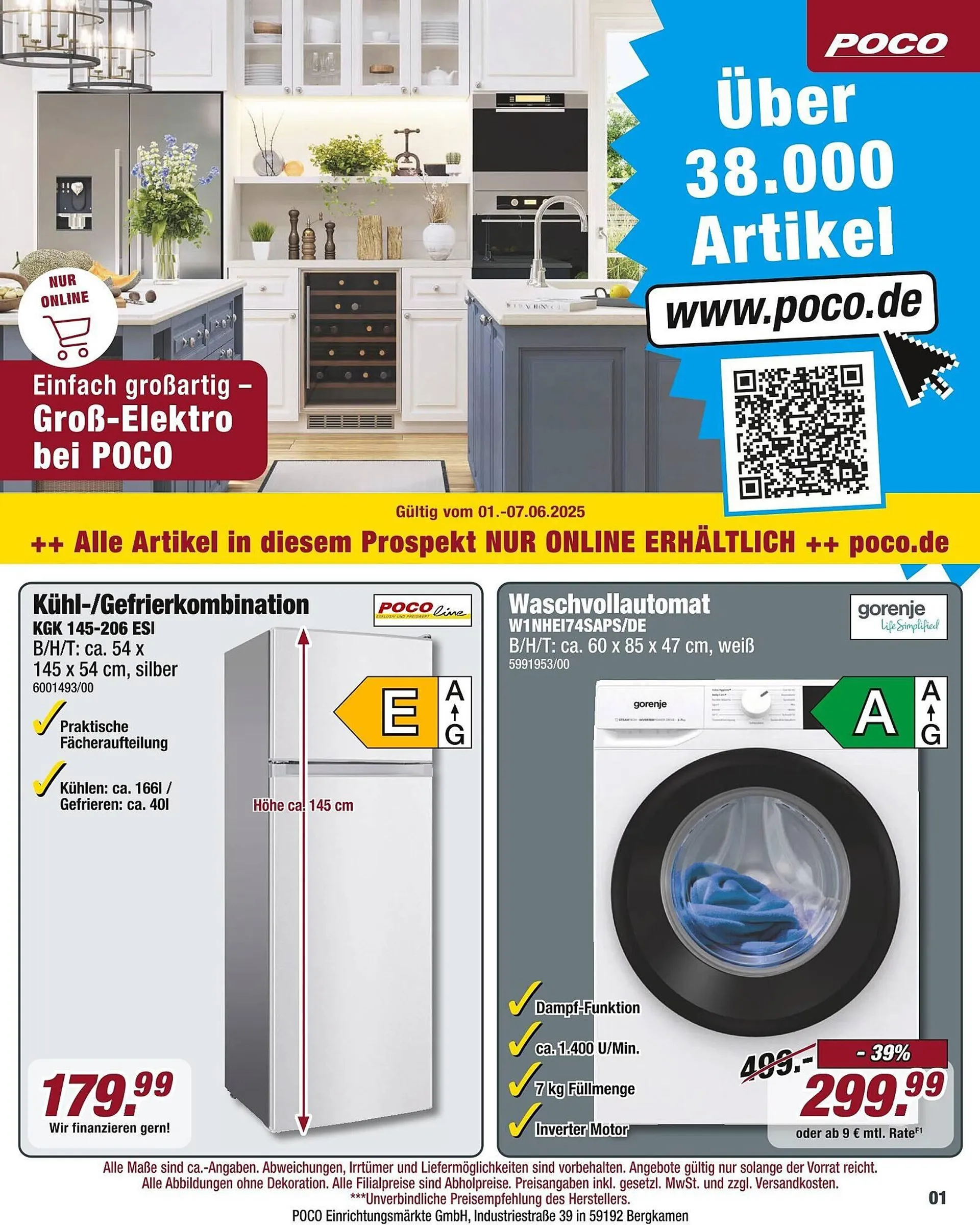 Poco Prospekt von 1. Juni bis 7. Juni 2025 - Prospekt seite 1