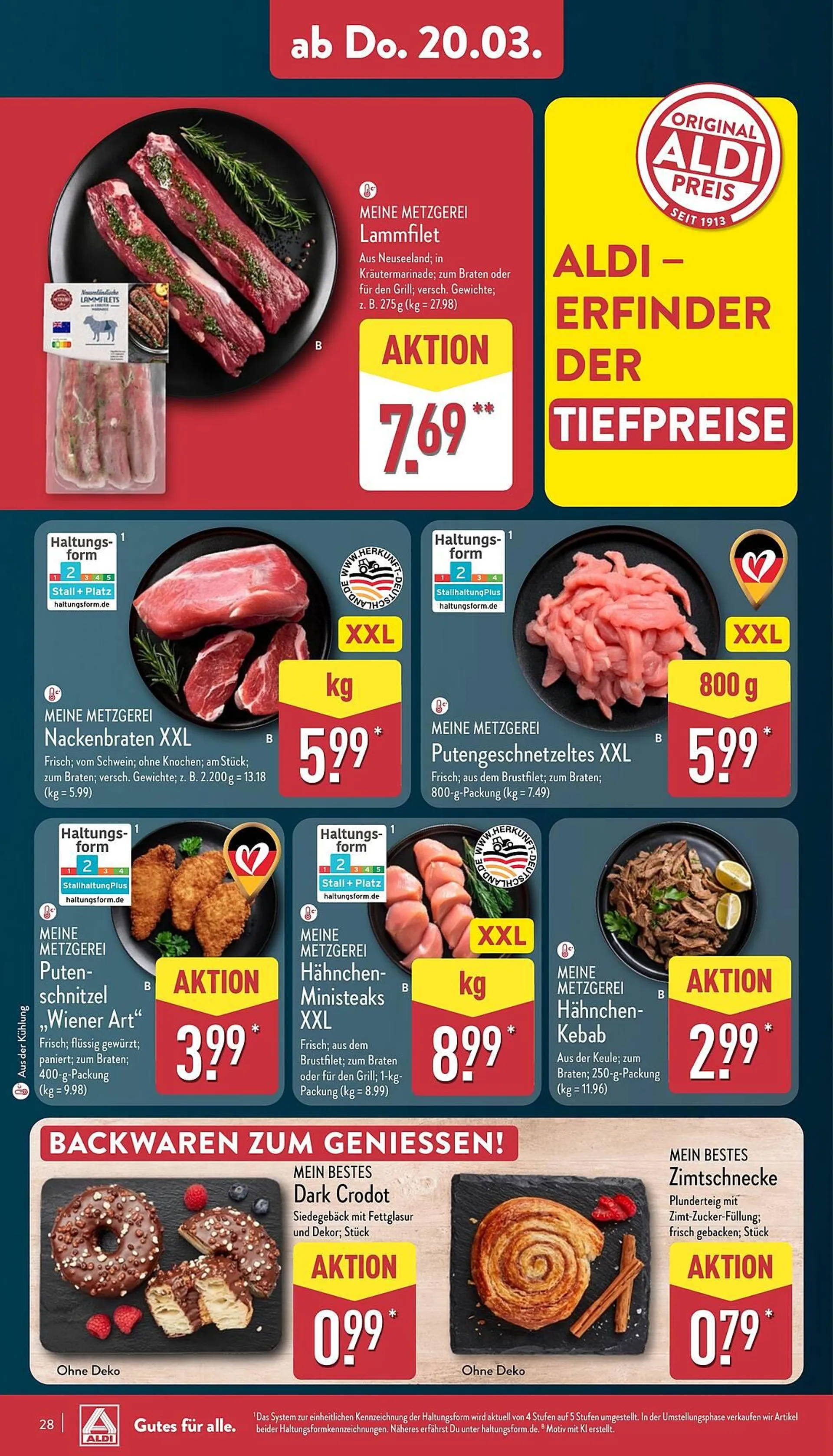 Aldi Nord Prospekt von 17. März bis 22. März 2025 - Prospekt seite 28