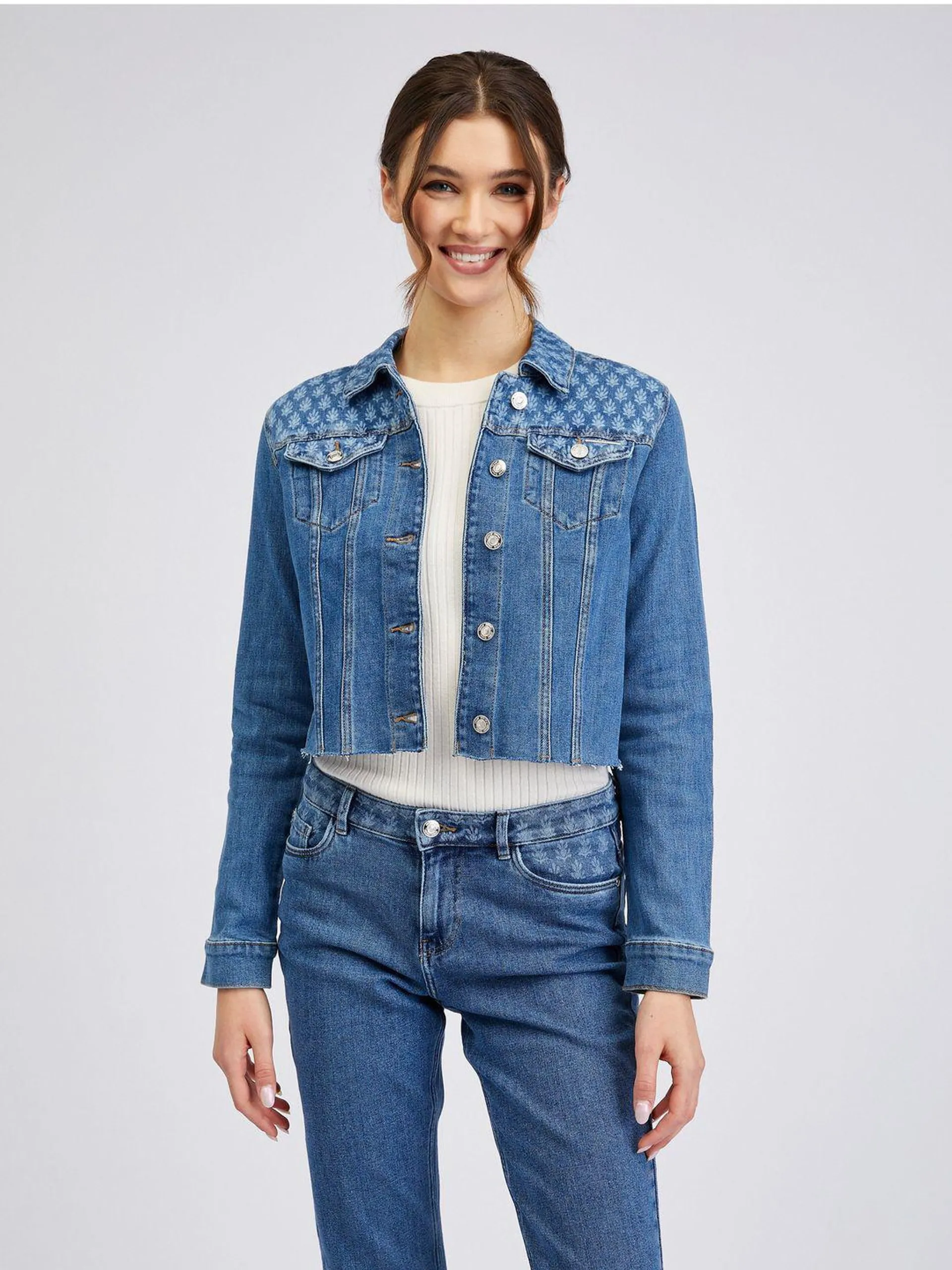 Blaue Jeansjacke ORSAY