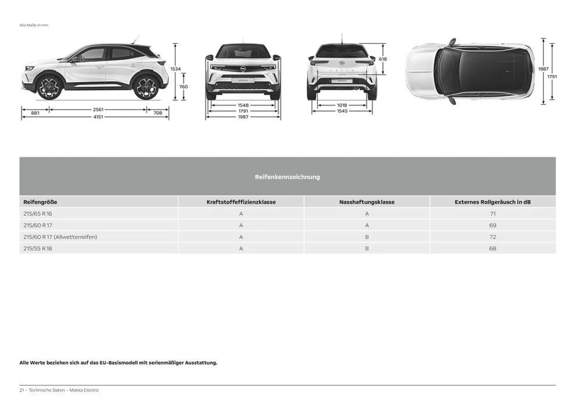 Opel Mokka Electric von 28. März bis 28. März 2025 - Prospekt seite 21