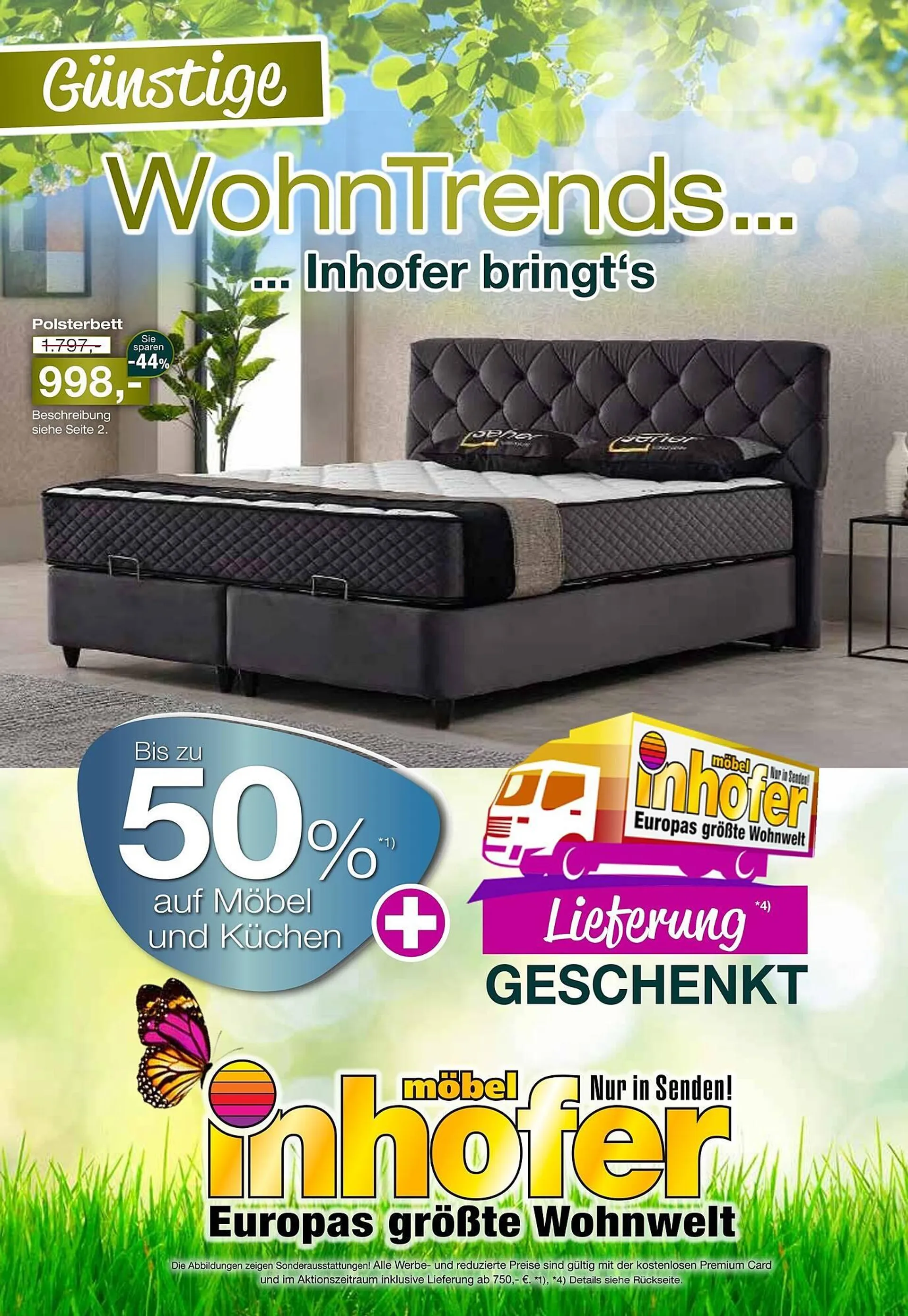 Möbel Inhofer Prospekt von 16. Juni bis 28. Juni 2025 - Prospekt seite 1