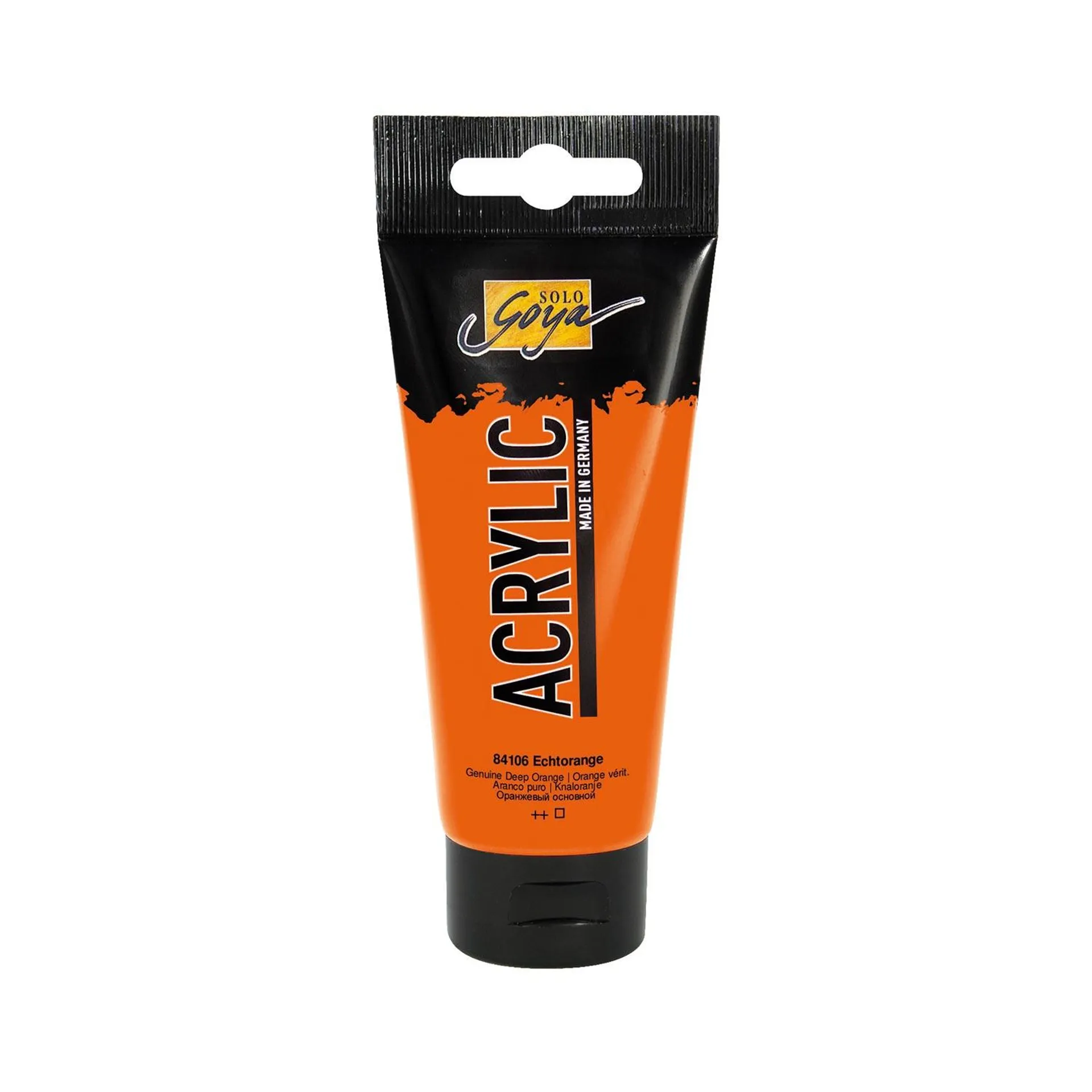 Acrylfarbe SOLO GOYA Acrylic 100 ml echtorange