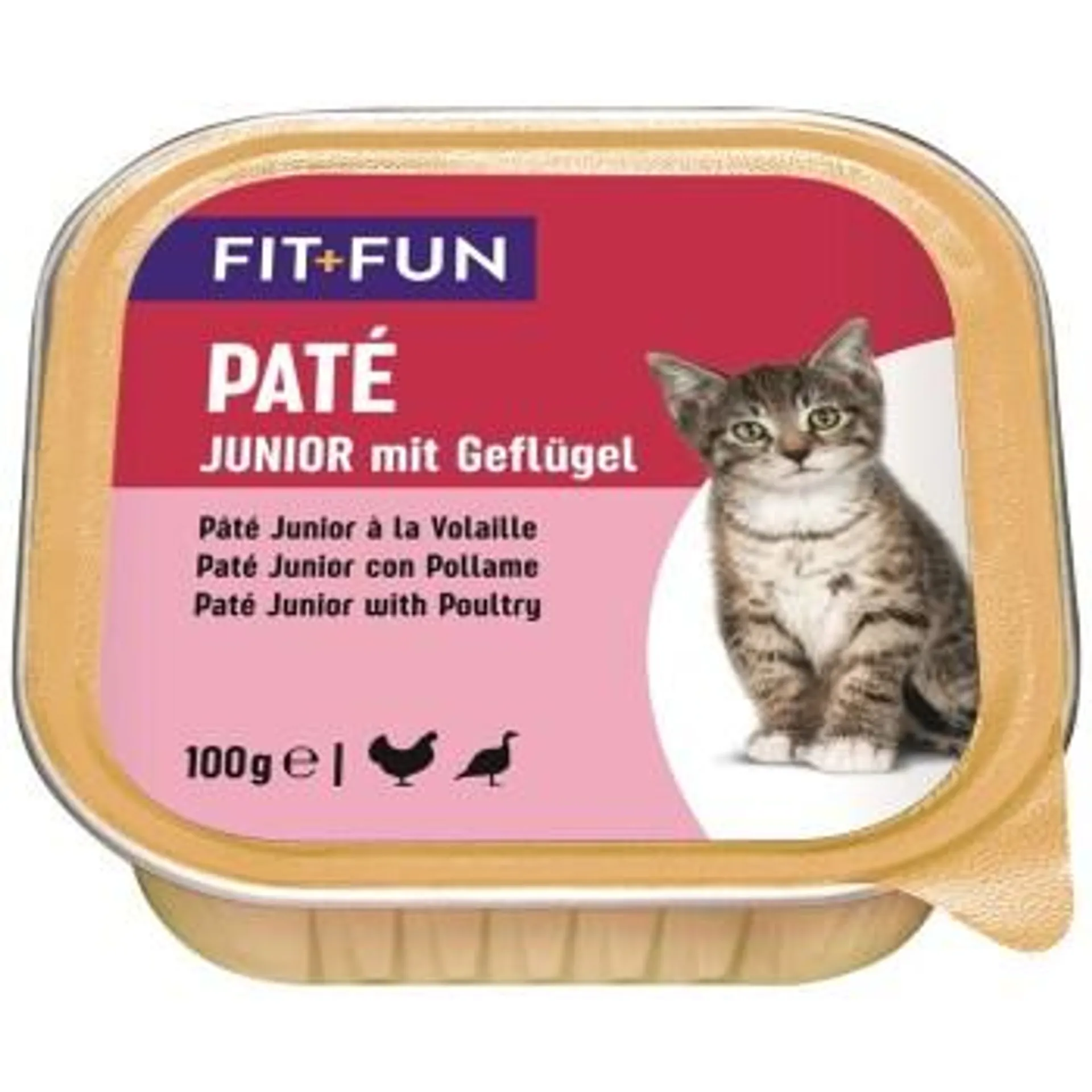 FIT+FUN Junior Paté Geflügel 16x100 g