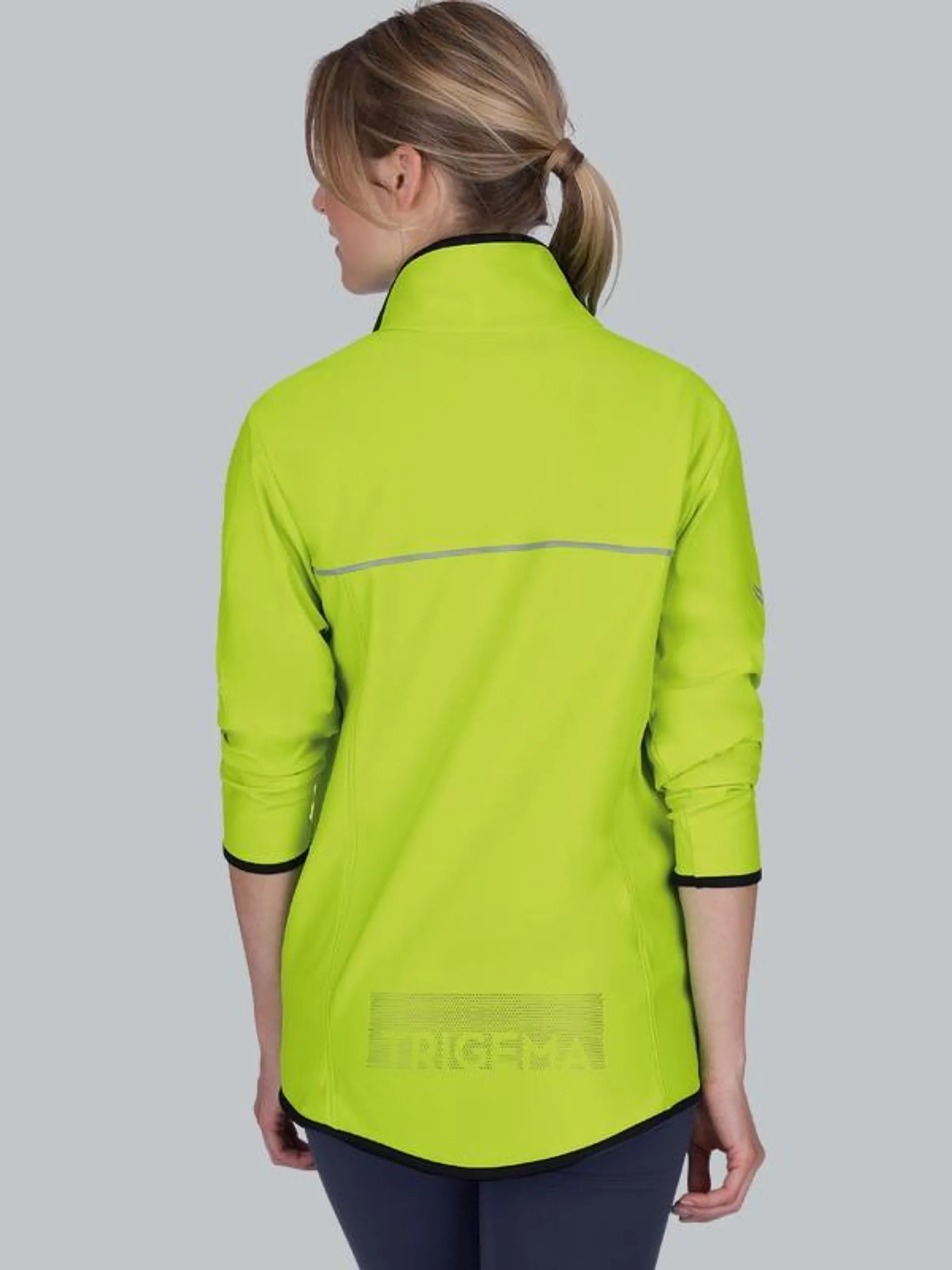 Praktische Sportjacke aus Microfaser Lemon