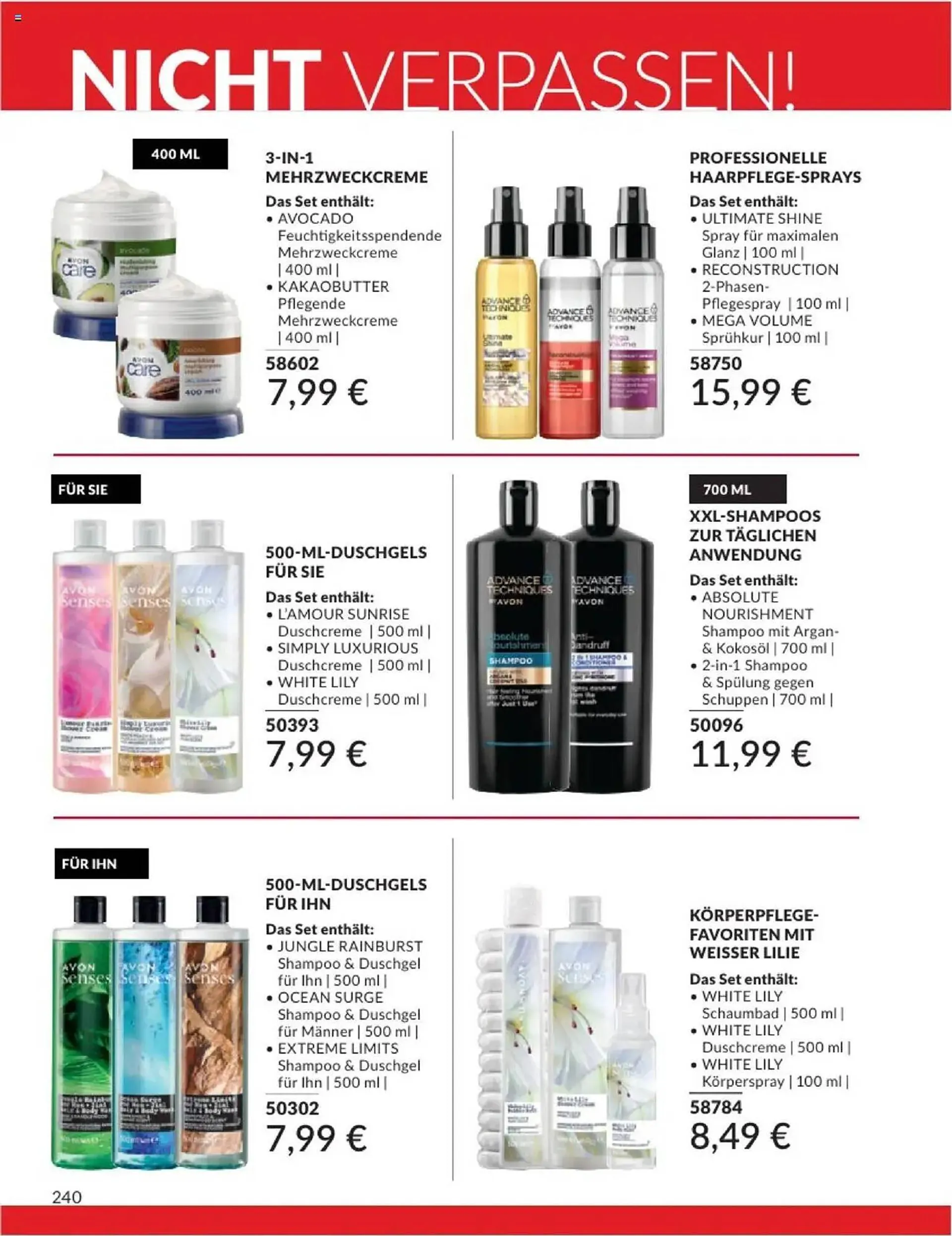 Avon Prospekt von 1. Dezember bis 30. Dezember 2024 - Prospekt seite 240