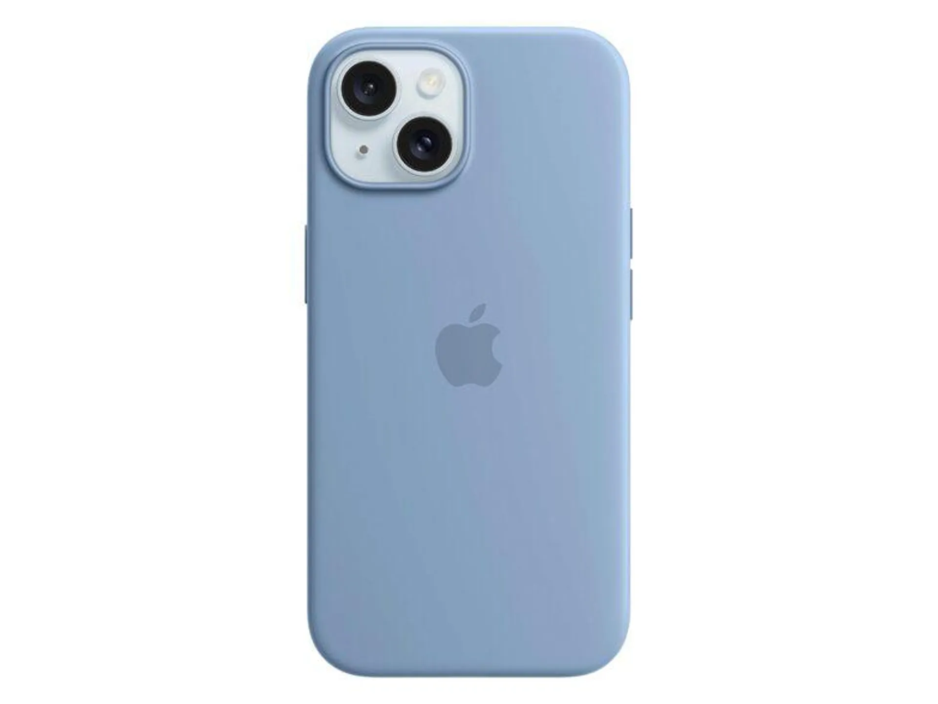 Apple iPhone Silikon Case mit MagSafe, für iPhone 15 winterblau