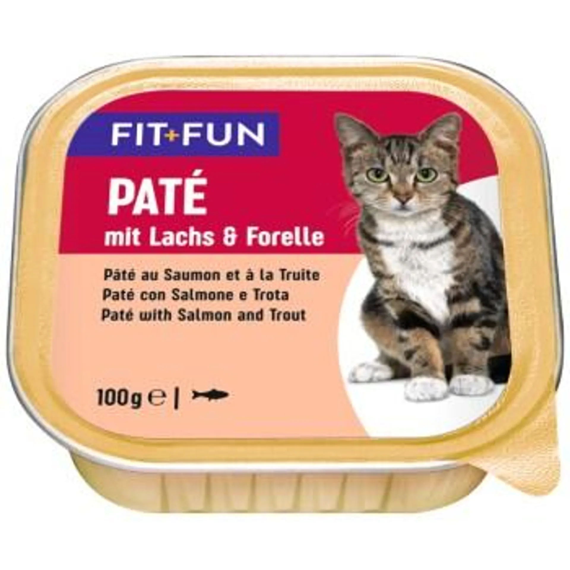 FIT+FUN Adult Paté Lachs & Forelle 32x100 g