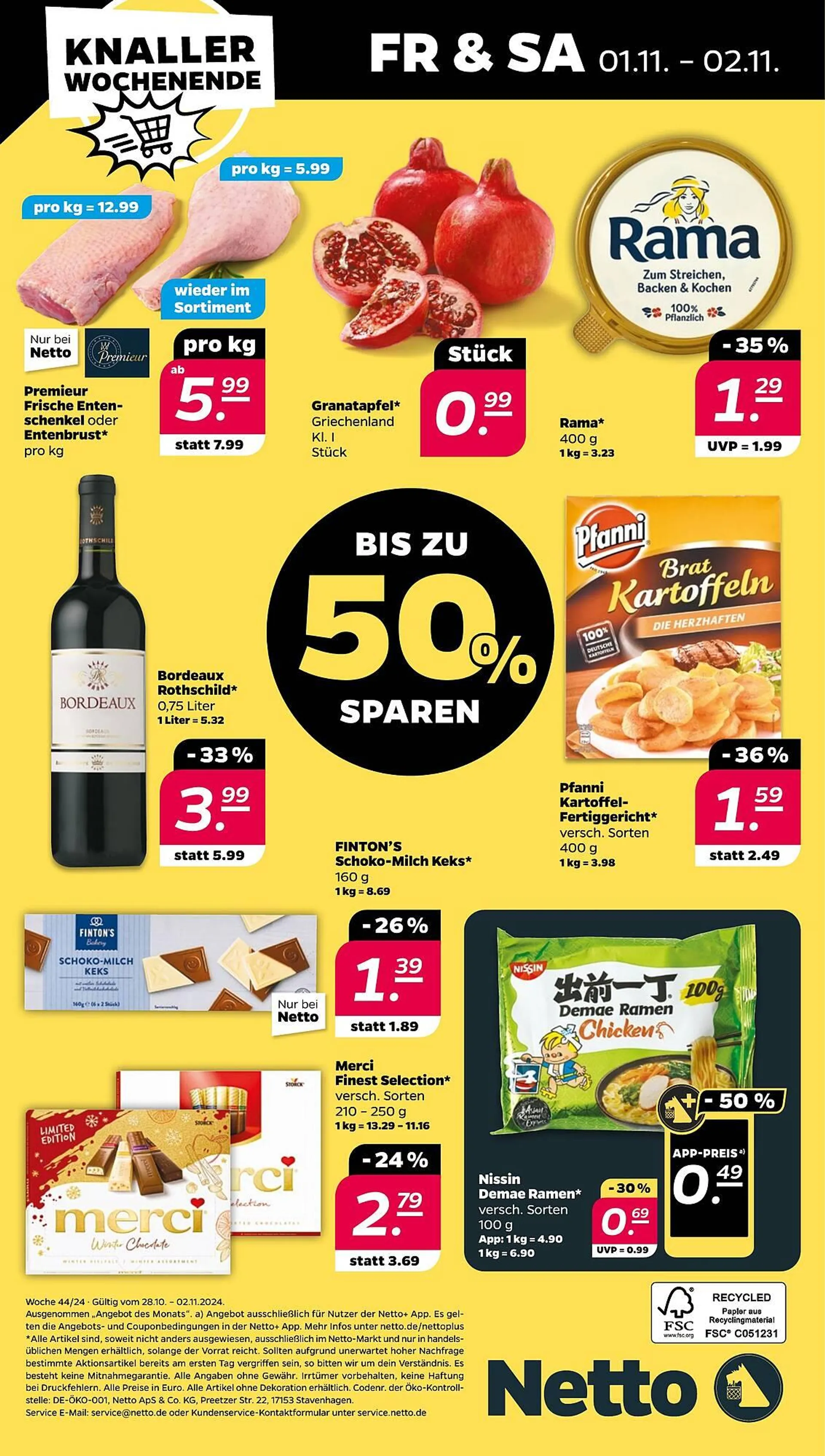 NETTO Prospekt von 28. Oktober bis 2. November 2024 - Prospekt seite 32