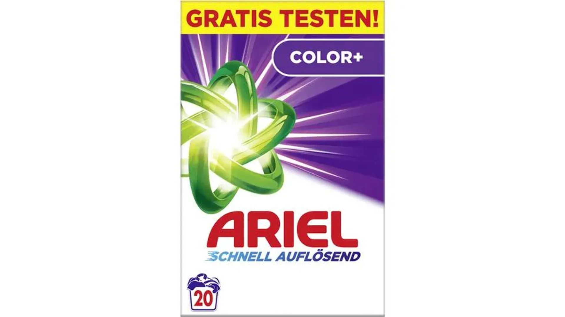 Ariel Colorwaschmittel schnell auflösend Color+ Pulver