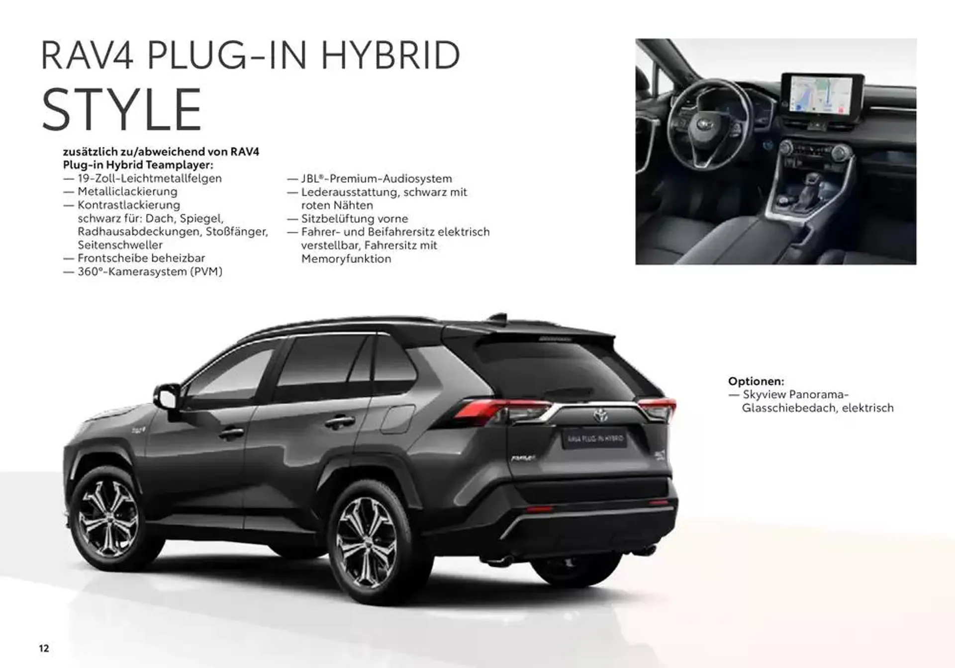 Toyota RAV4 Plug-in Hybrid von 1. Januar bis 1. Januar 2026 - Prospekt seite 12