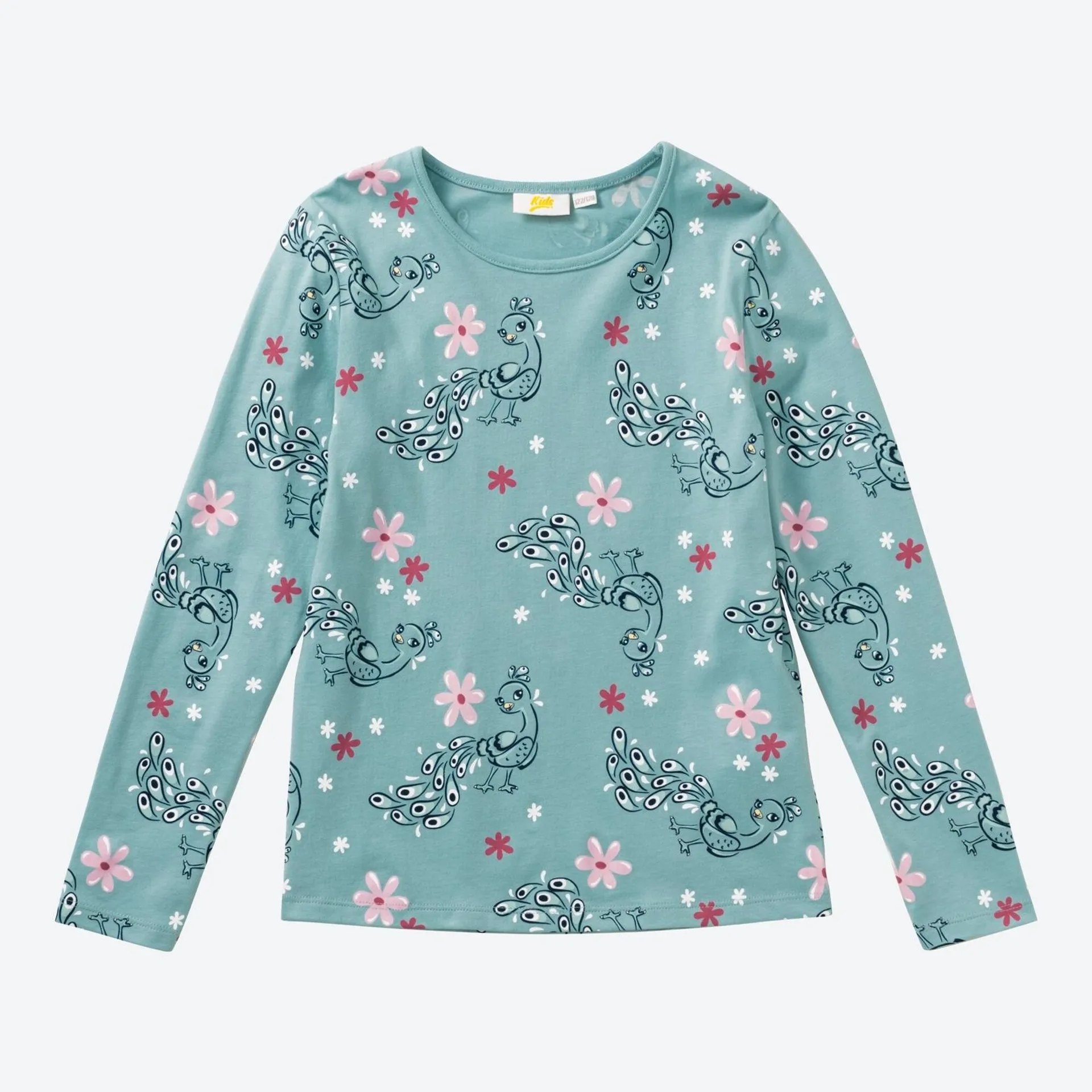 Kinder-Mädchen-Shirt mit buntem Muster