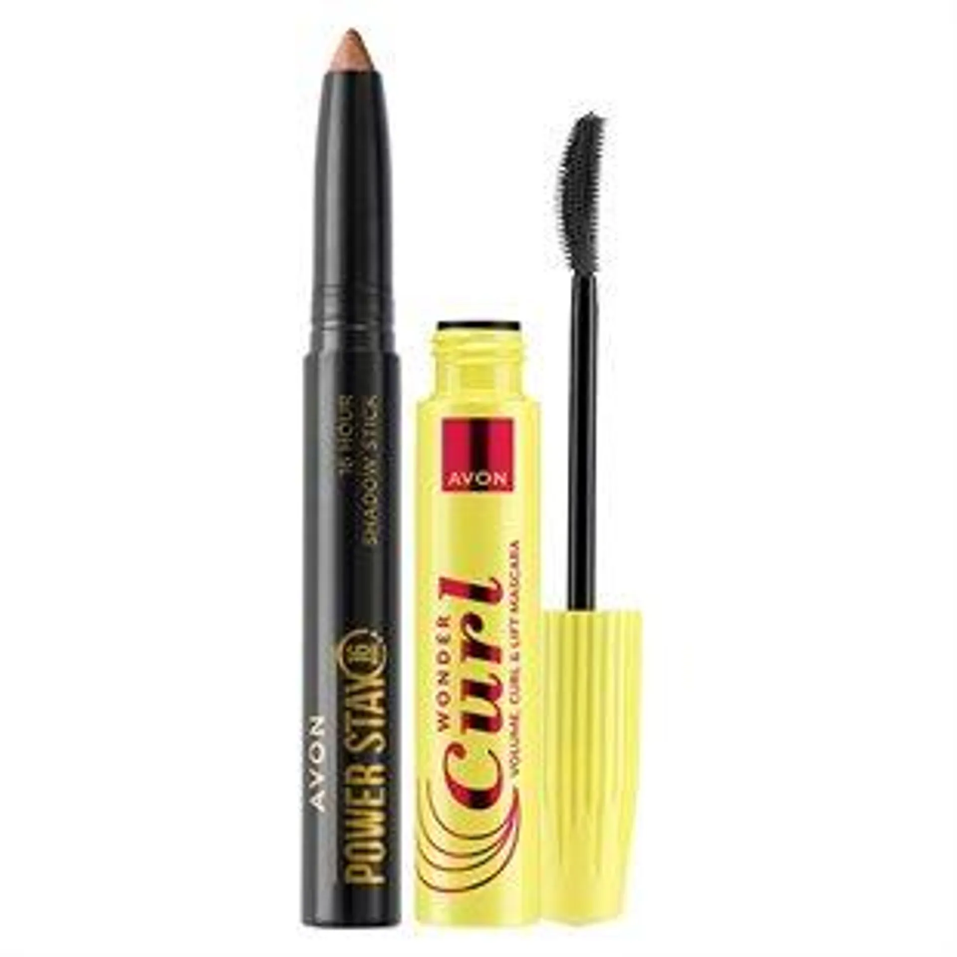 WONDERCURL Mascara & POWER STAY Lidschattenstift "Bronze Sugar"