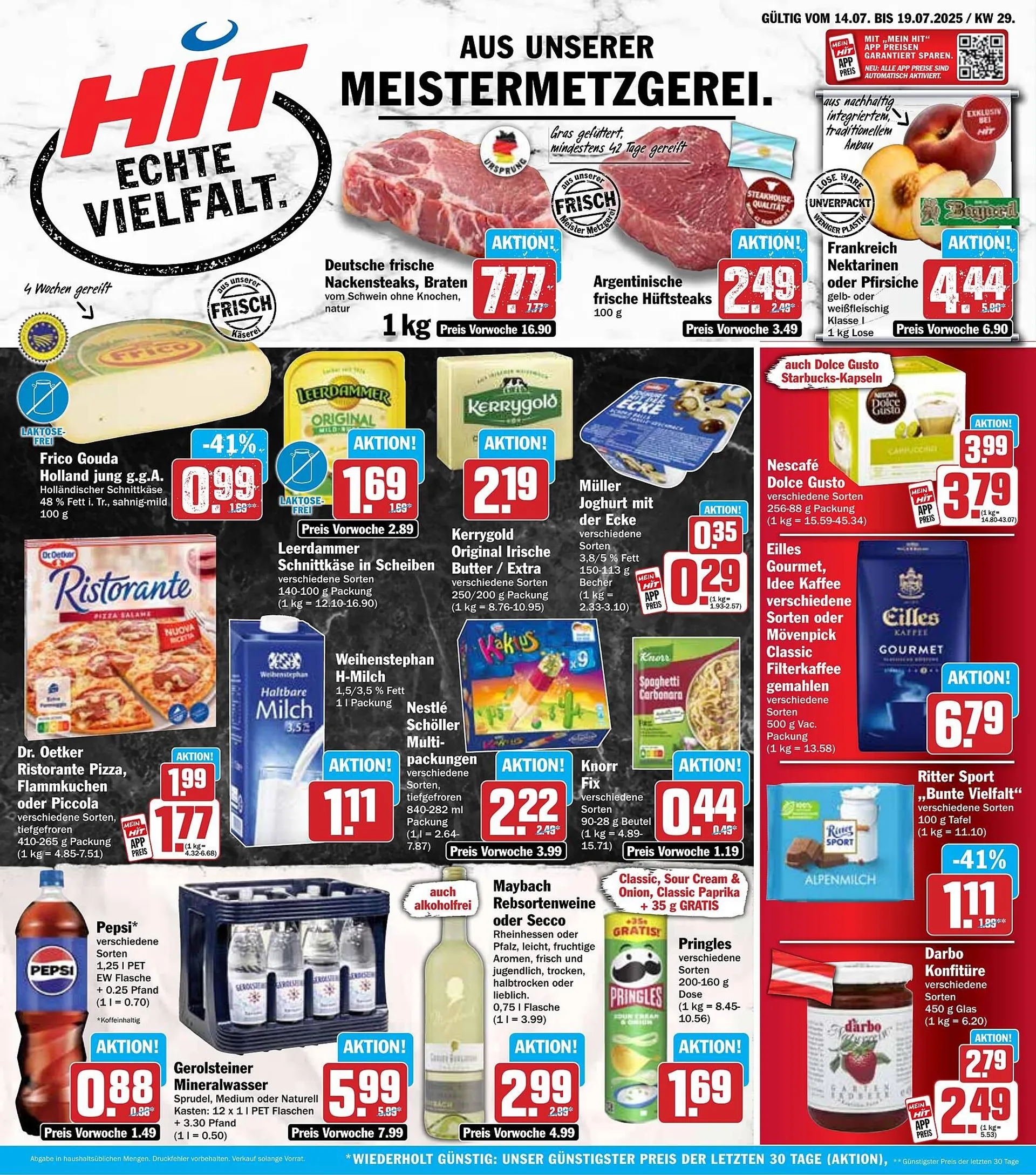 Hit Prospekt von 14. Juli bis 19. Juli 2025 - Prospekt seite 1