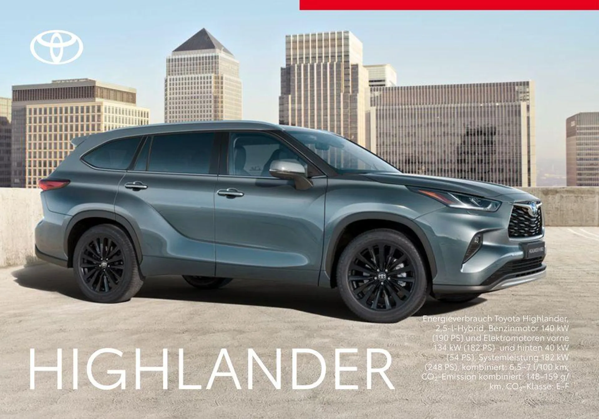 Toyota Highlander von 15. Mai bis 15. Mai 2025 - Prospekt seite 1