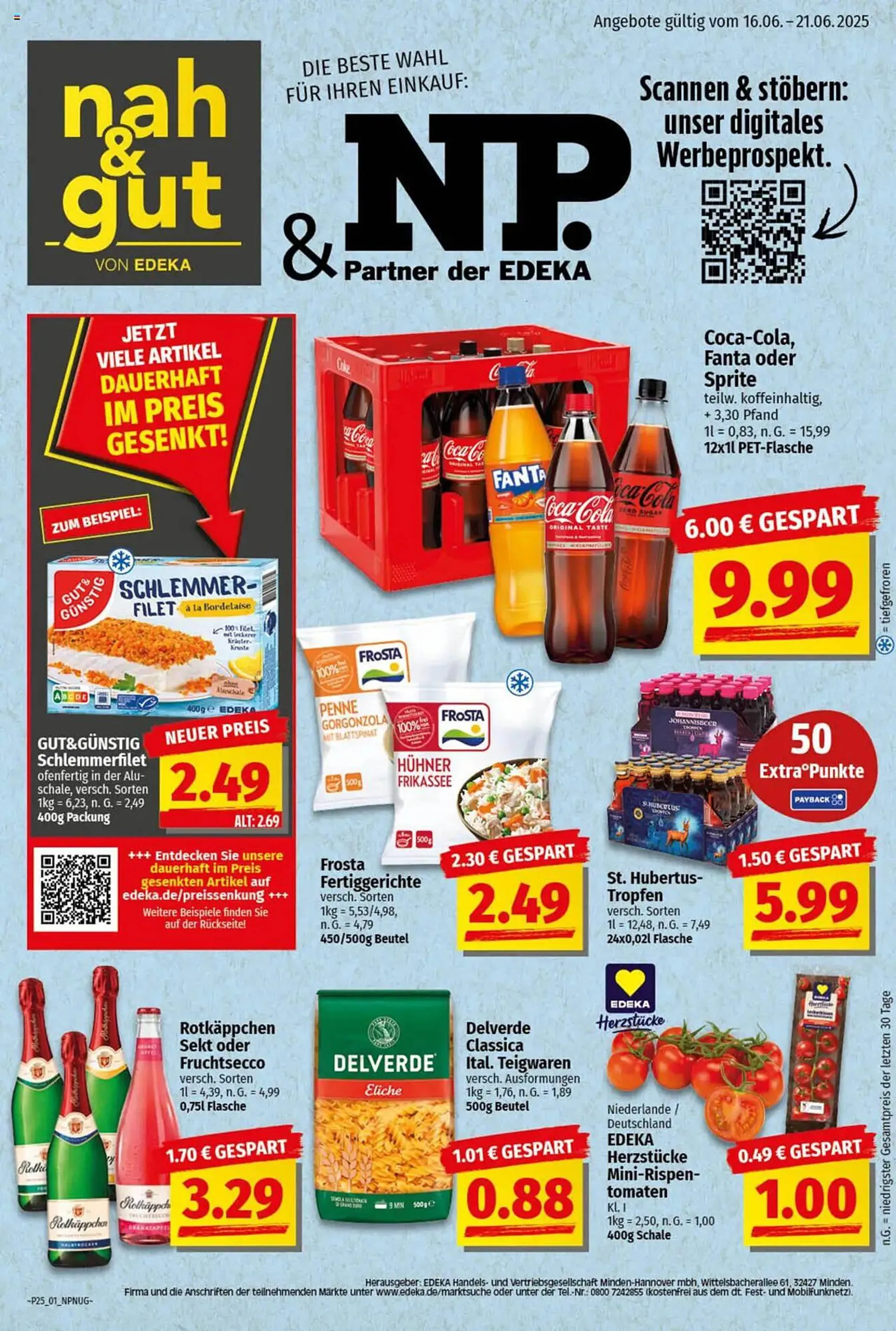NP Discount Prospekt von 16. Juni bis 21. Juni 2025 - Prospekt seite 1