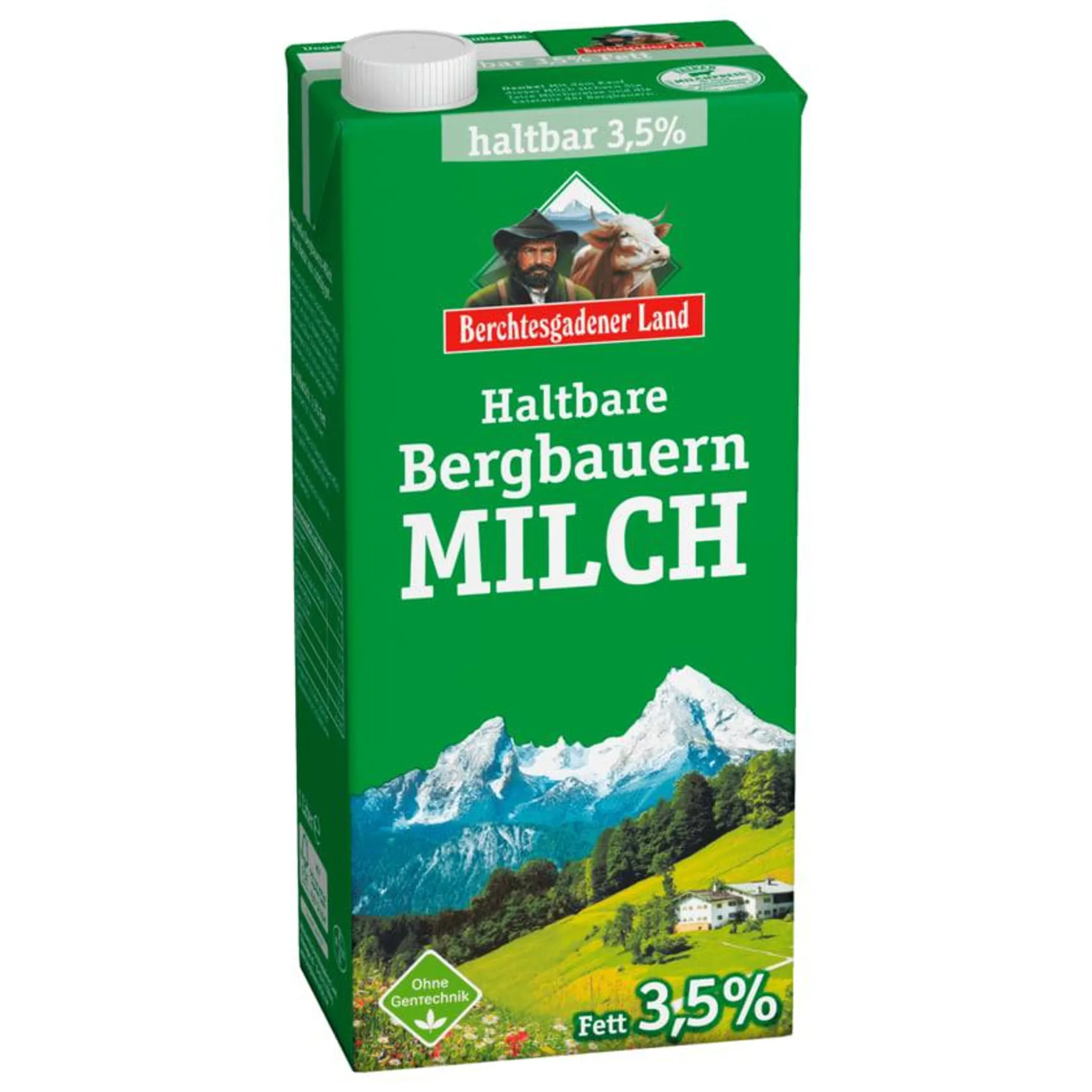 Berchtesgadener Land Haltbare Bergbauern-Milch 3,5% 1l