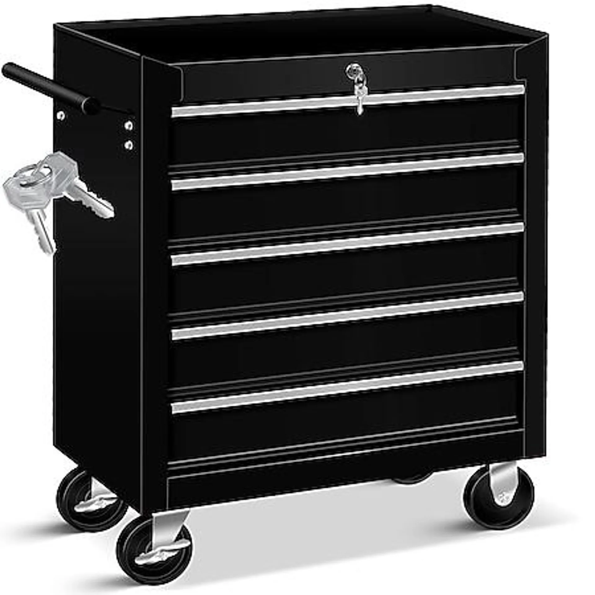 Masko® Werkstattwagen Rollwagen Werkzeugwagen Werkzeugkiste Fächer Toolbox Werkzeug box