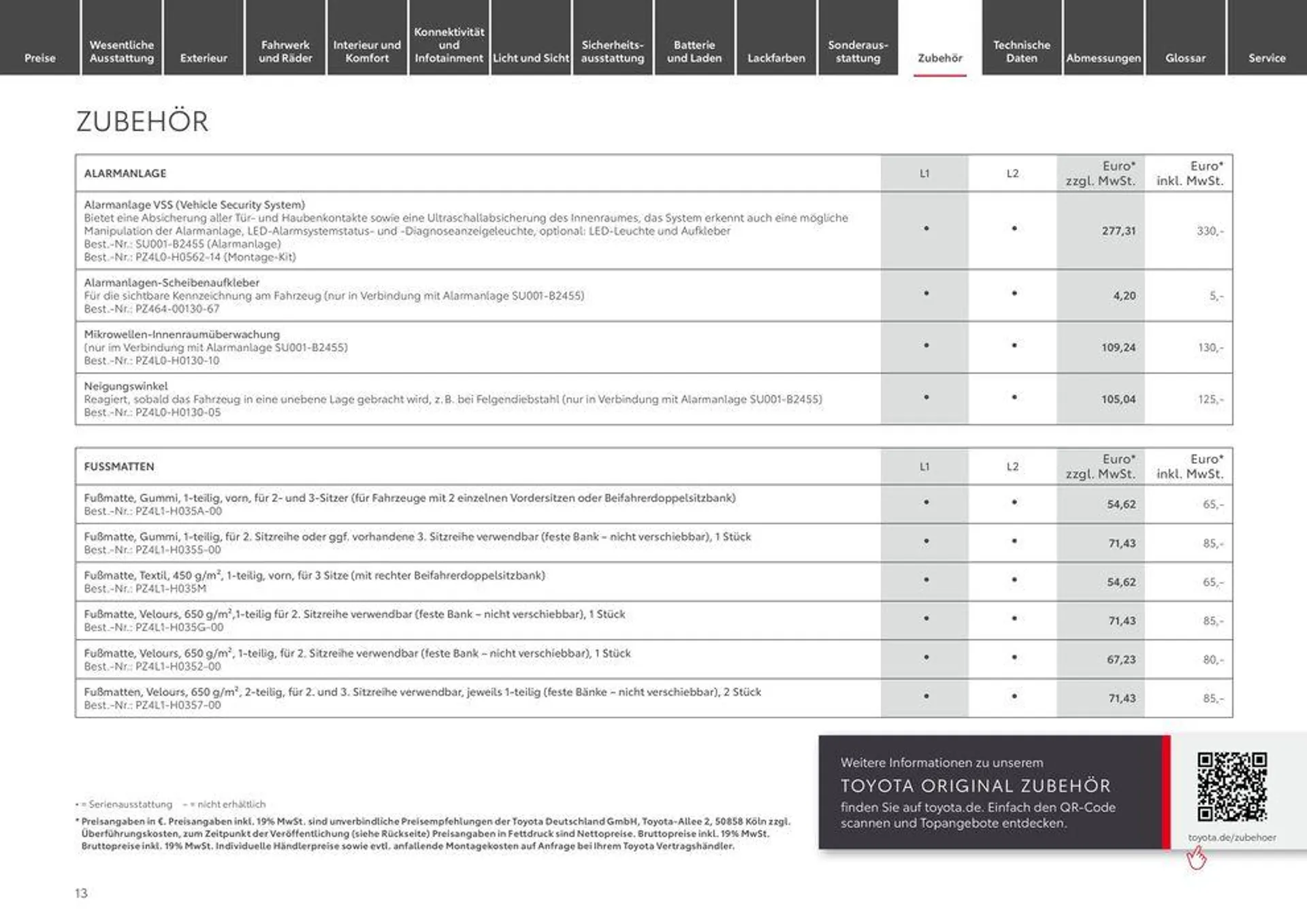 Toyota Proace/Proace Electric von 1. Mai bis 1. Mai 2025 - Prospekt seite 13