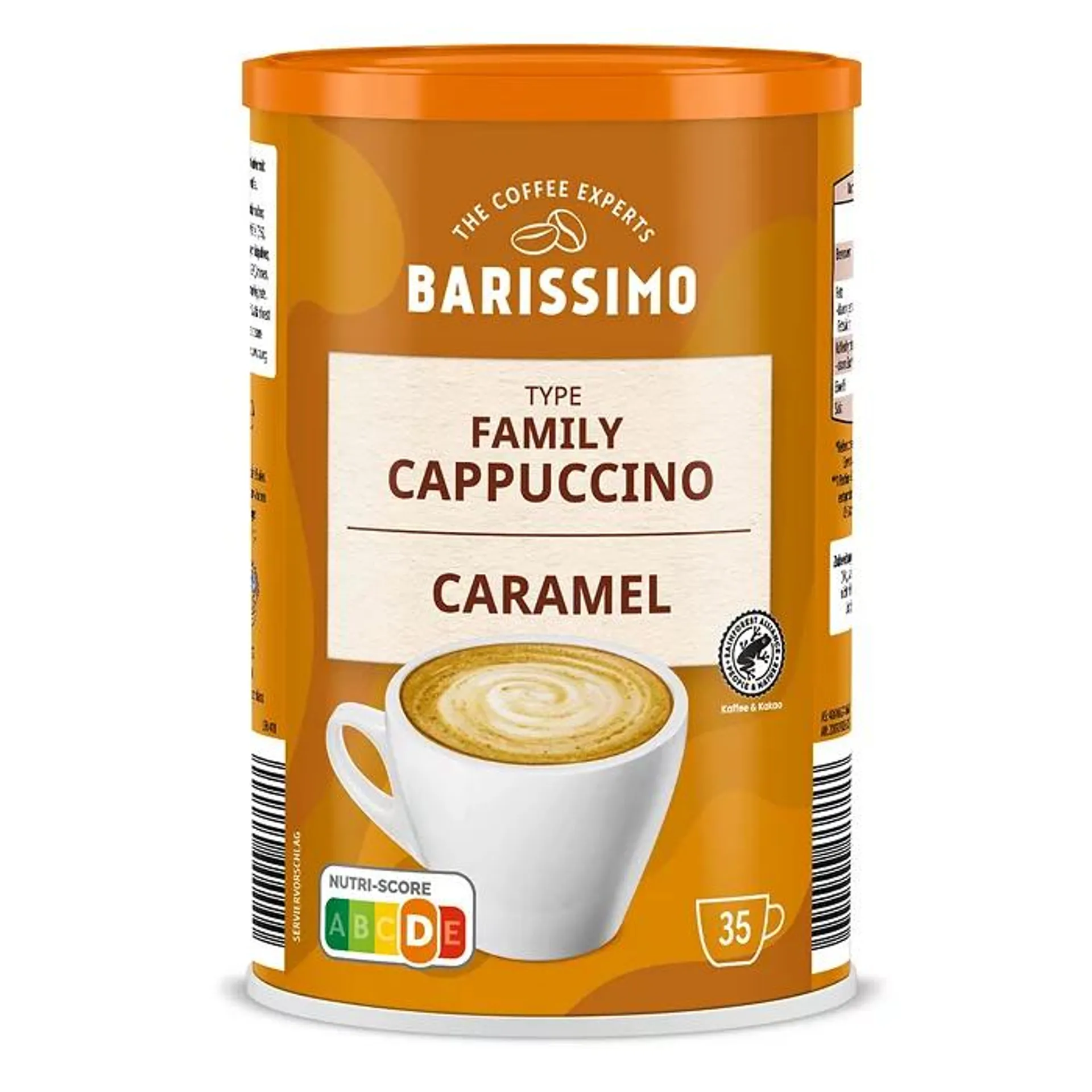 BARISSIMO Family Cappuccino 500 g, Karamell